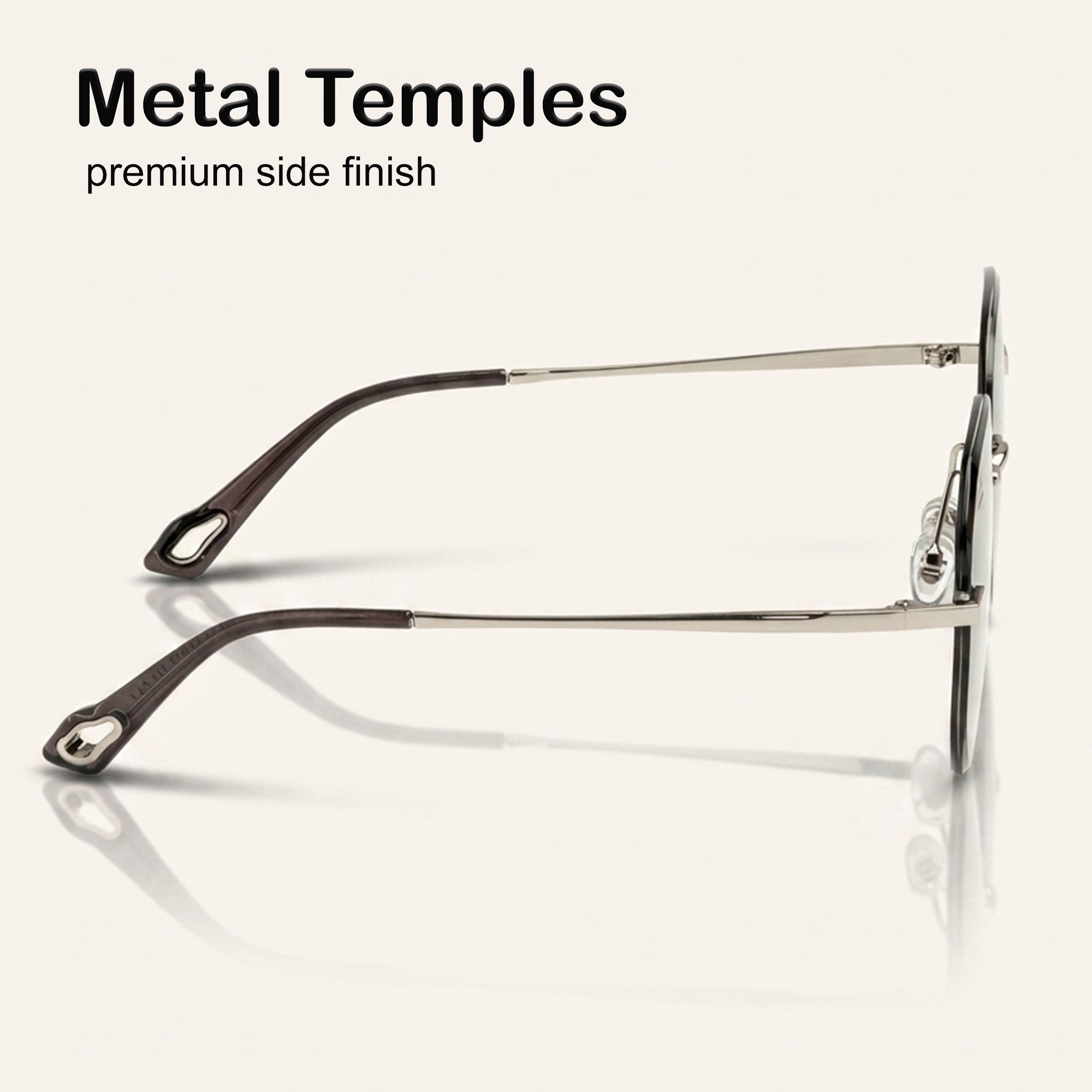 PERKEY UV Protected Stylish Rimless Sunglasses For Women - PRKY0015-C1