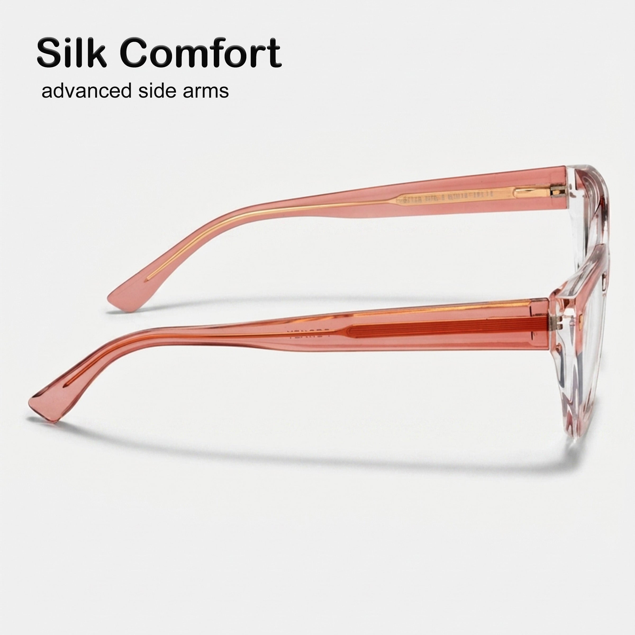 PERKEY Full Rim Cat Eye Blue Light Cut & Antiglare Computer Eyeglasses For Women - OPTL0017-C2