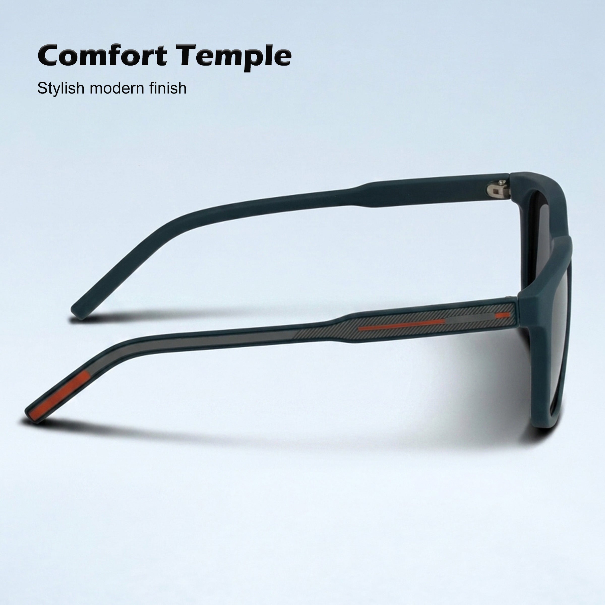 Royal Son Square Black UV Protection Polarized Sunglasses Men Women - - CHI00152-C5