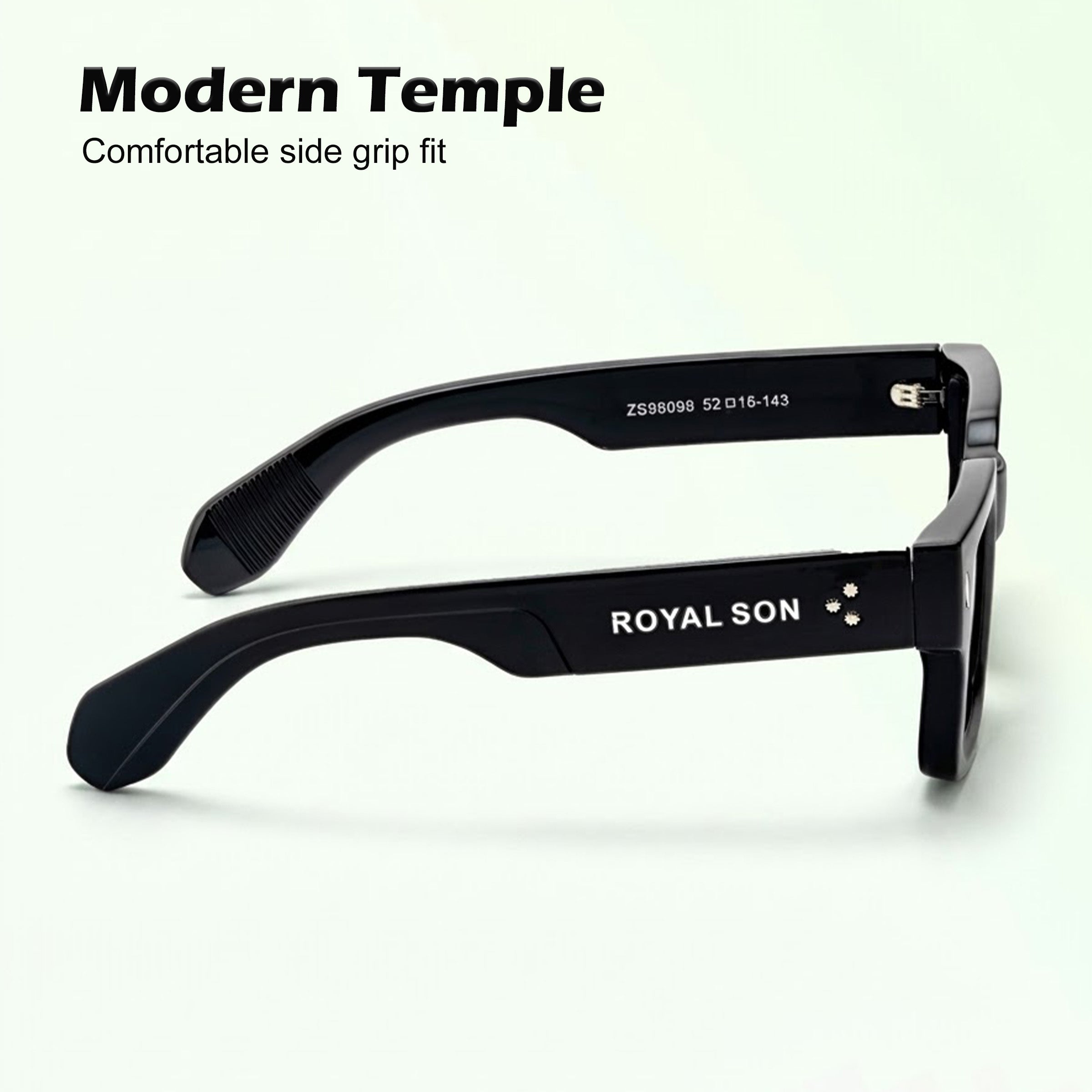 Royal Son Polarized Square Yellow Lens UV Protection Sunglasses for Men & Women - SG-RS1115-C3