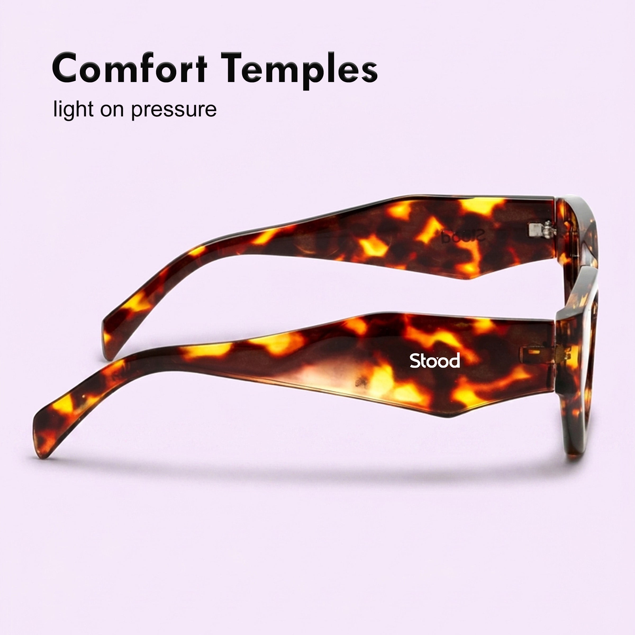 Stood Brown Cat-Eye UV Protected Sunglasses For Men & Women - SG-STD0035-C3