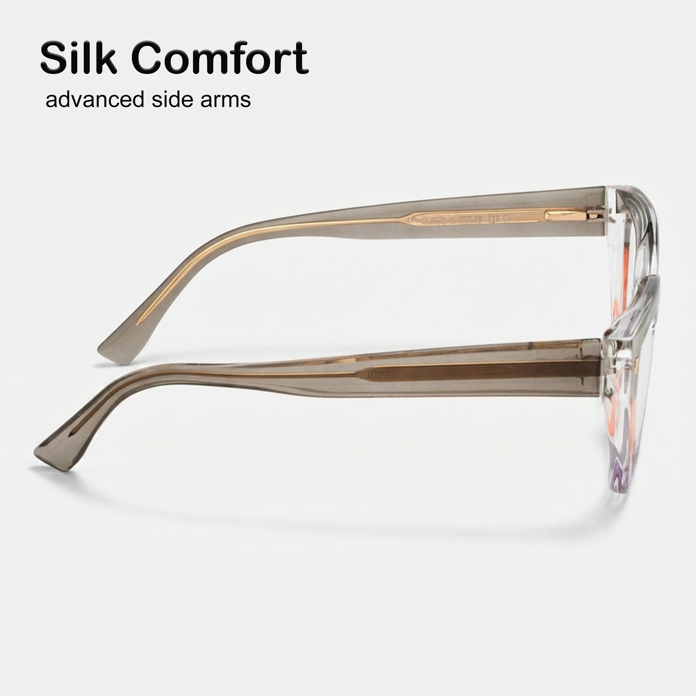 PERKEY Full Rim Cat Eye Blue Light Cut & Antiglare Computer Eyeglasses For Women  - OPTL0017-C1