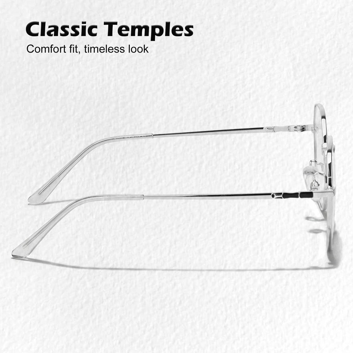 Royal Son Hexagonal Blue Ray Cut Men Women Eye Glasses - SF0019-C3