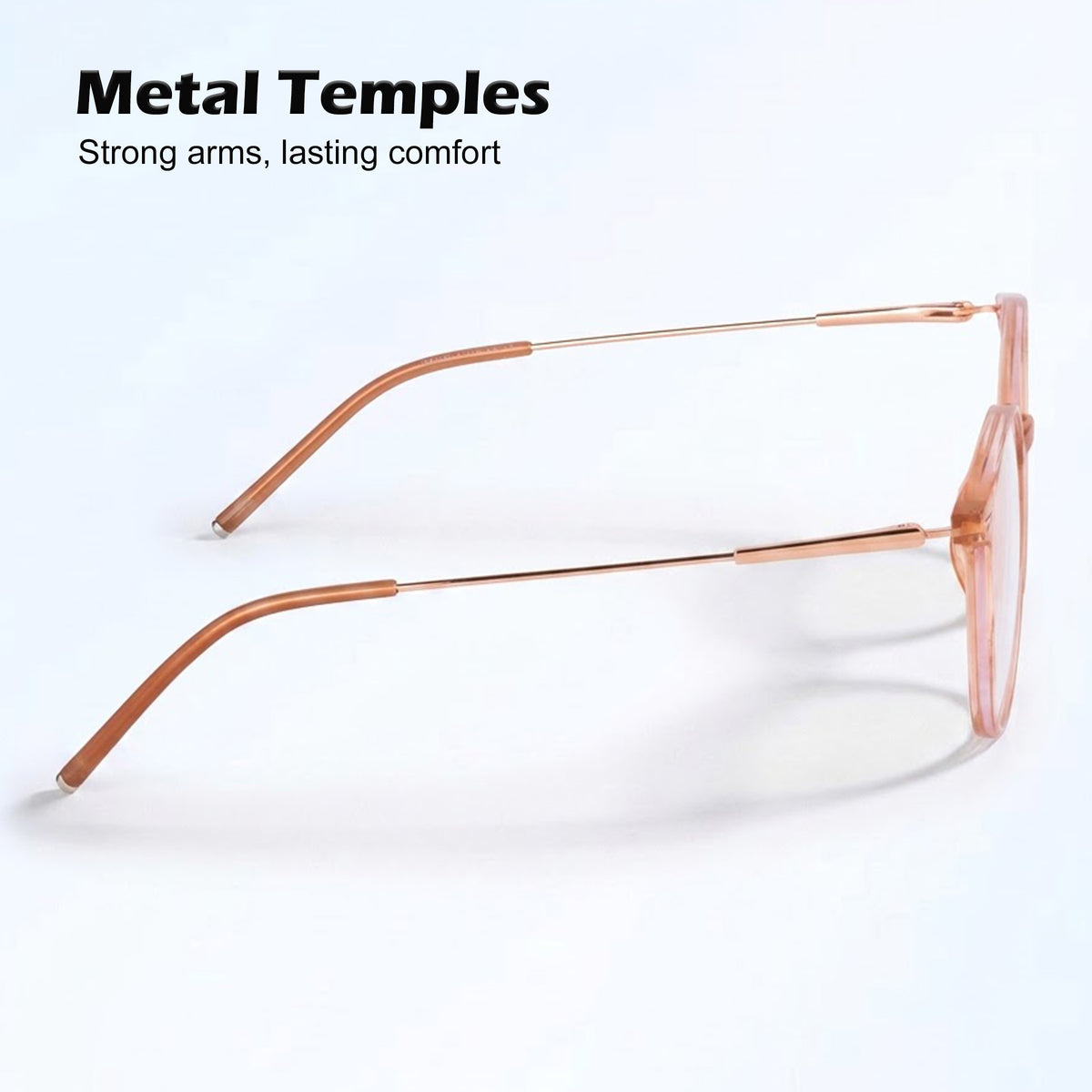 Royal Son Round Pink Blue Light Blocking Blue Cut Eyeglasses Men Women - SF0089-C3