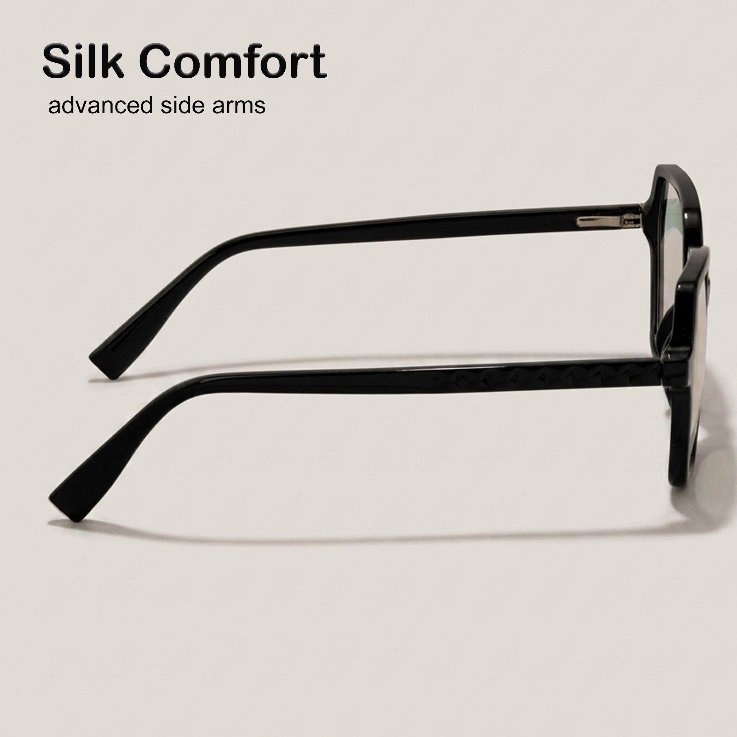 PERKEY Square Full Rim Computer Glasses for Women - OPTL0019-C1
