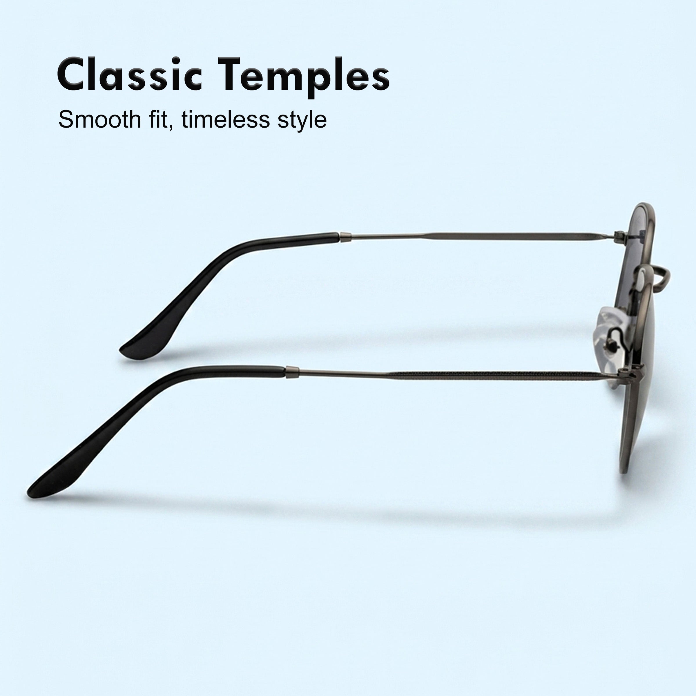 Stood Black UV Protection Sunglasses For Men & Women Stylish – SG-STD0032-C1