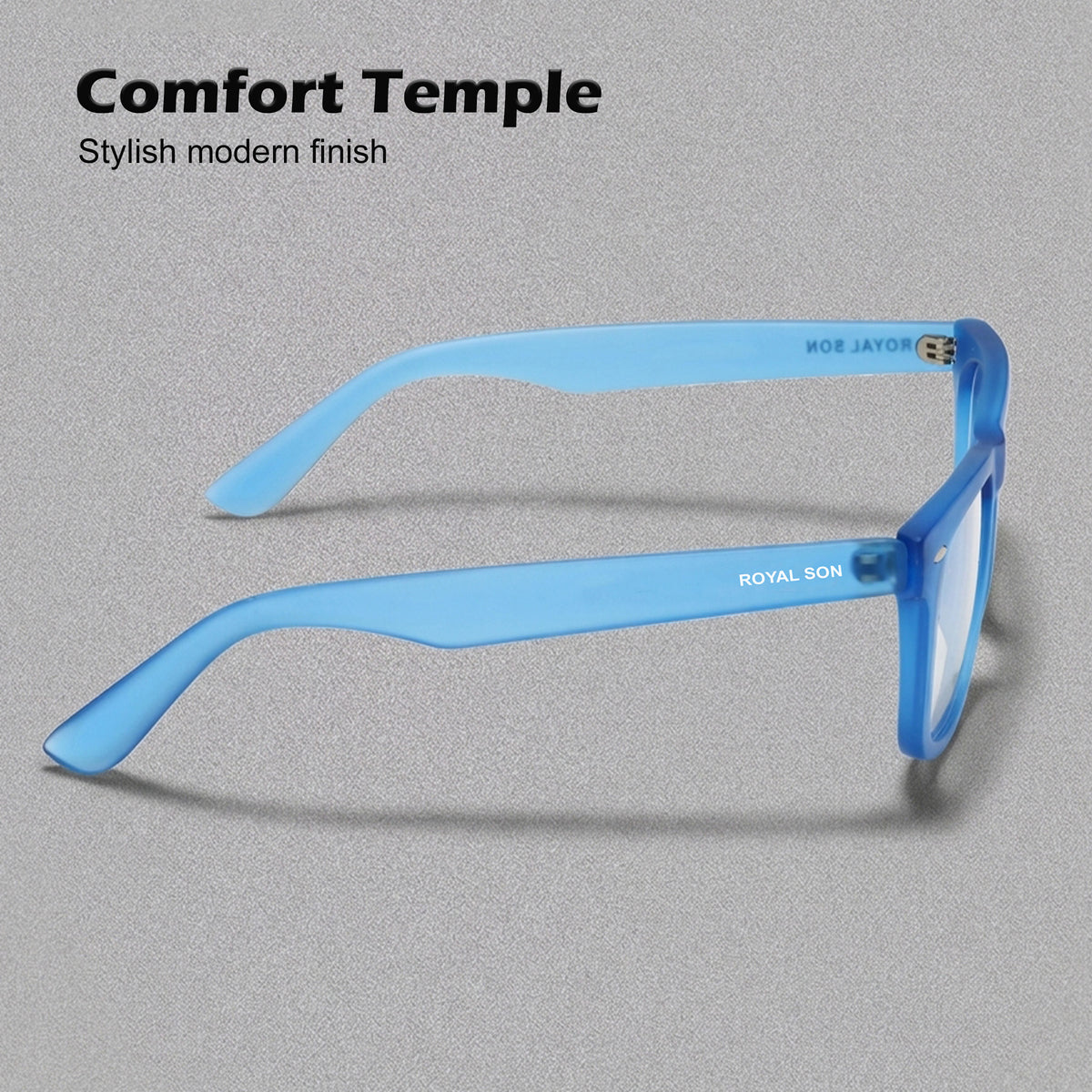 ROYAL SON Stylish Blue Cut Specs For Men Women - SF-RS3030-C12