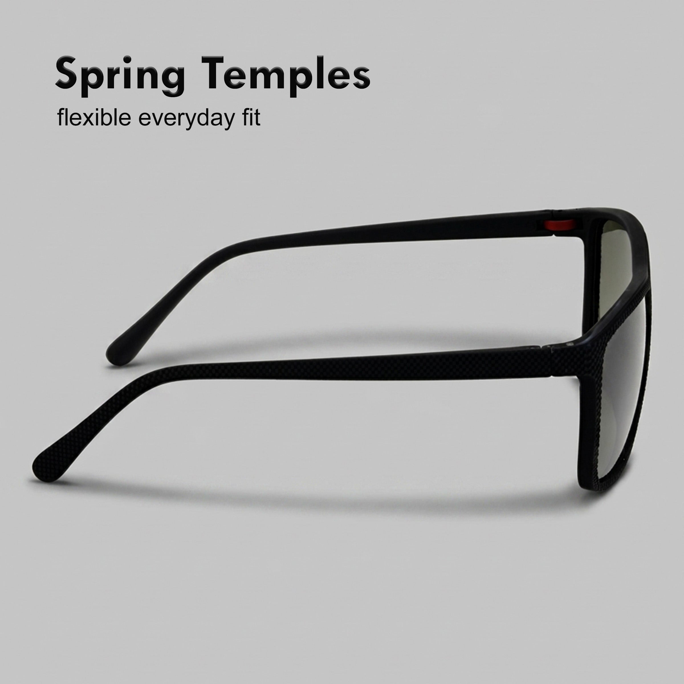 Stood Square Green Polarized UV Protection Chashma For Men & Women New Style – SG-STD0022-C2