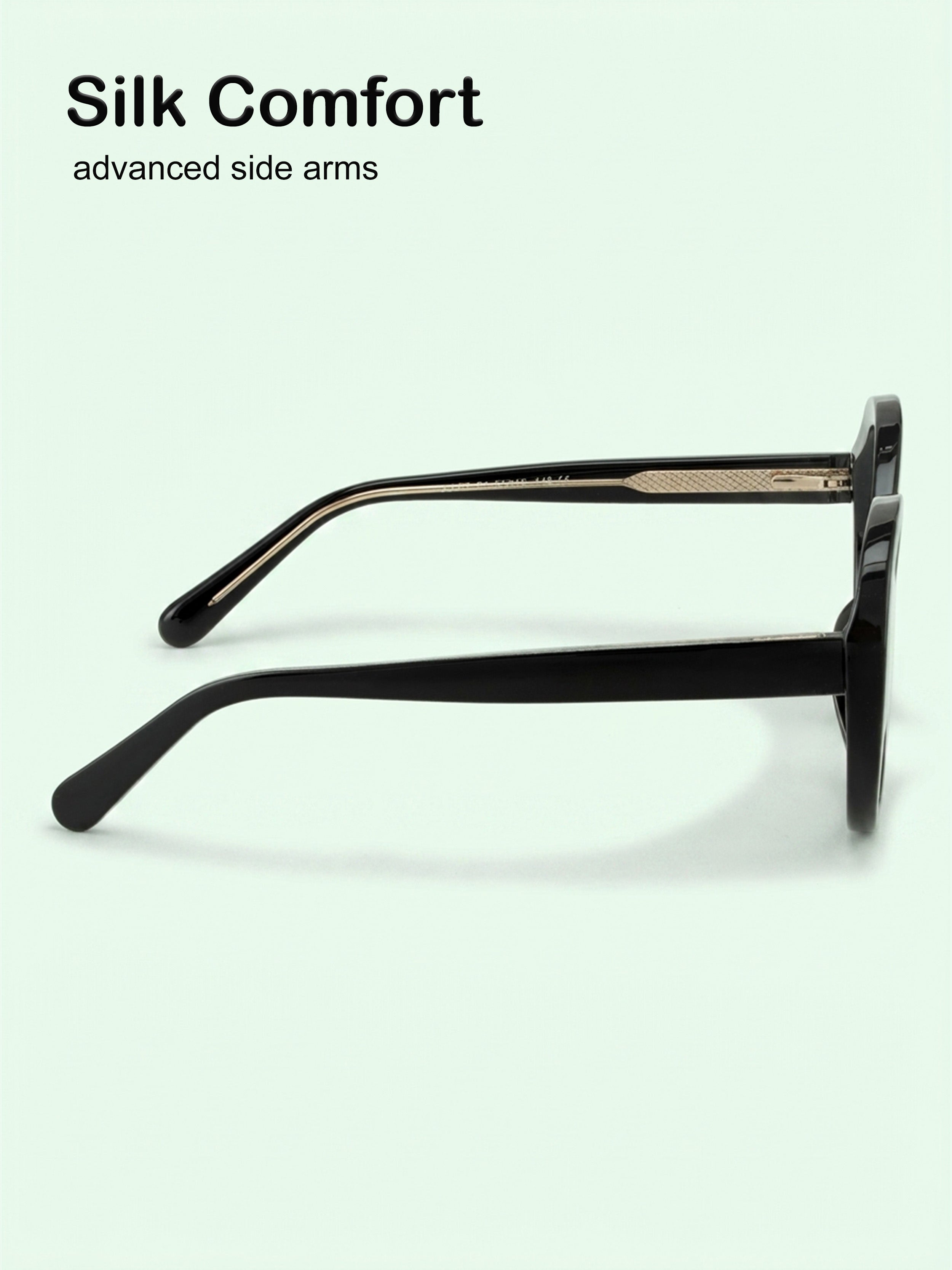 PERKEY Full Rim Oval-Oversized Computer Glasses For Eye Protection Spectacles Frames Men Women - OPTL0013-C1