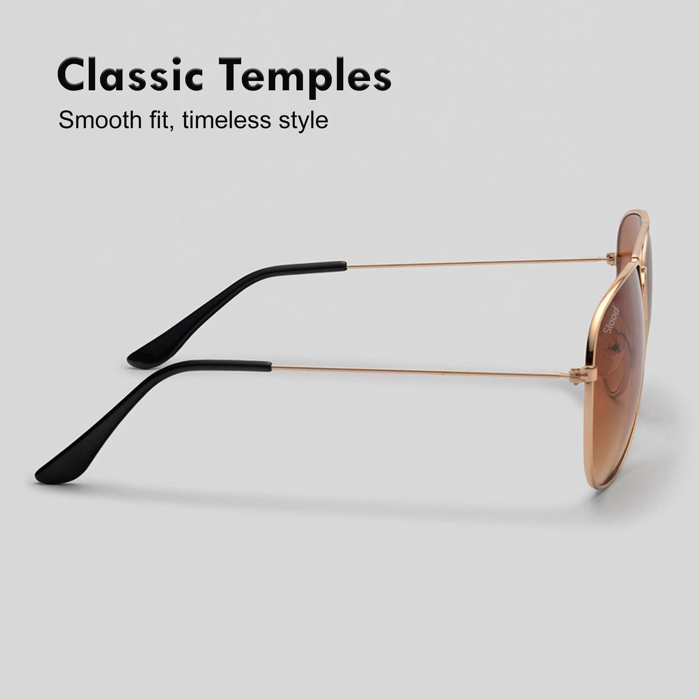 Stood Brown UV Protection Sunglasses For Men & Women Stylish – SG-STD0031-C5