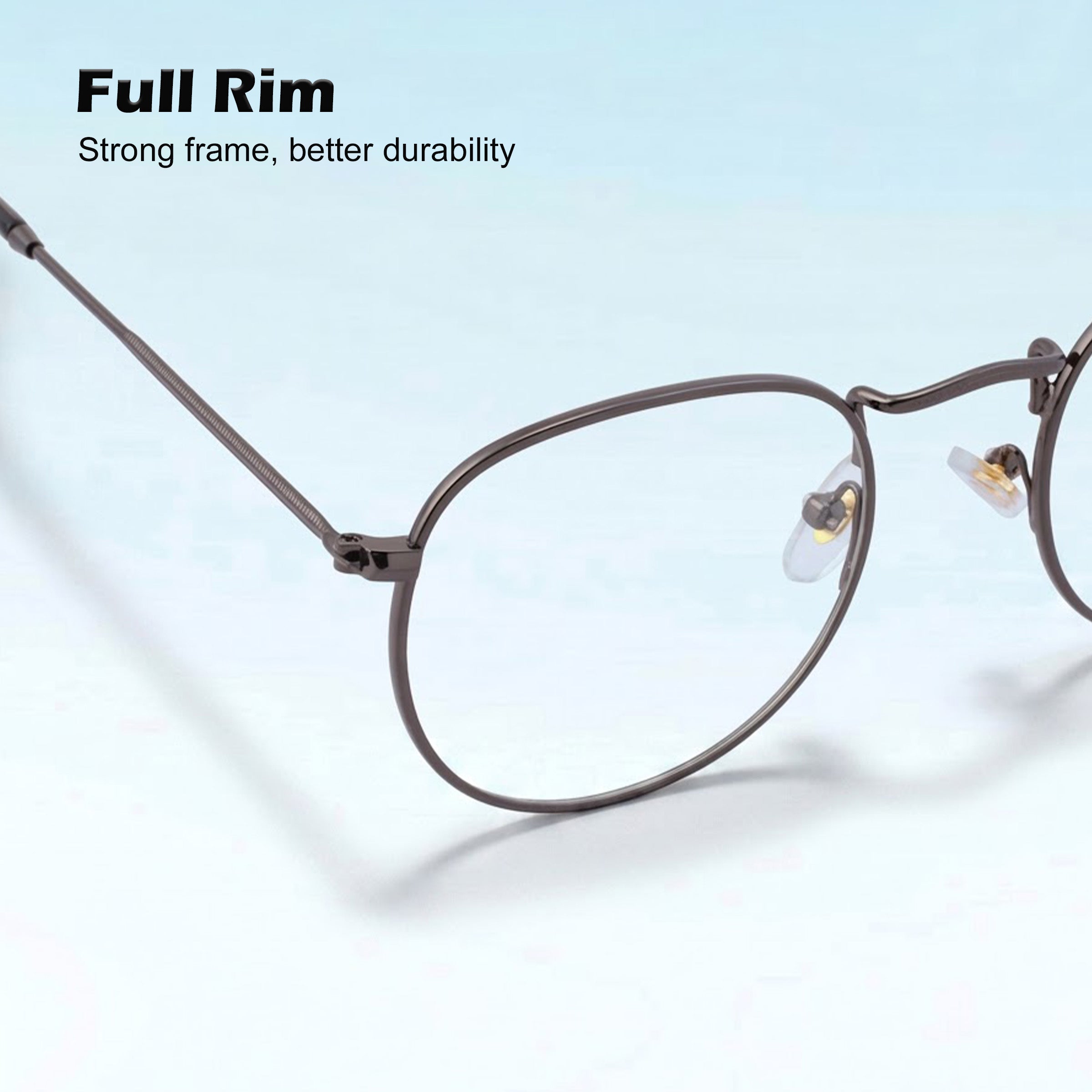 ROYAL SON Full Rim Round Spectacle Frame For Men and Women - RS007DP-SF