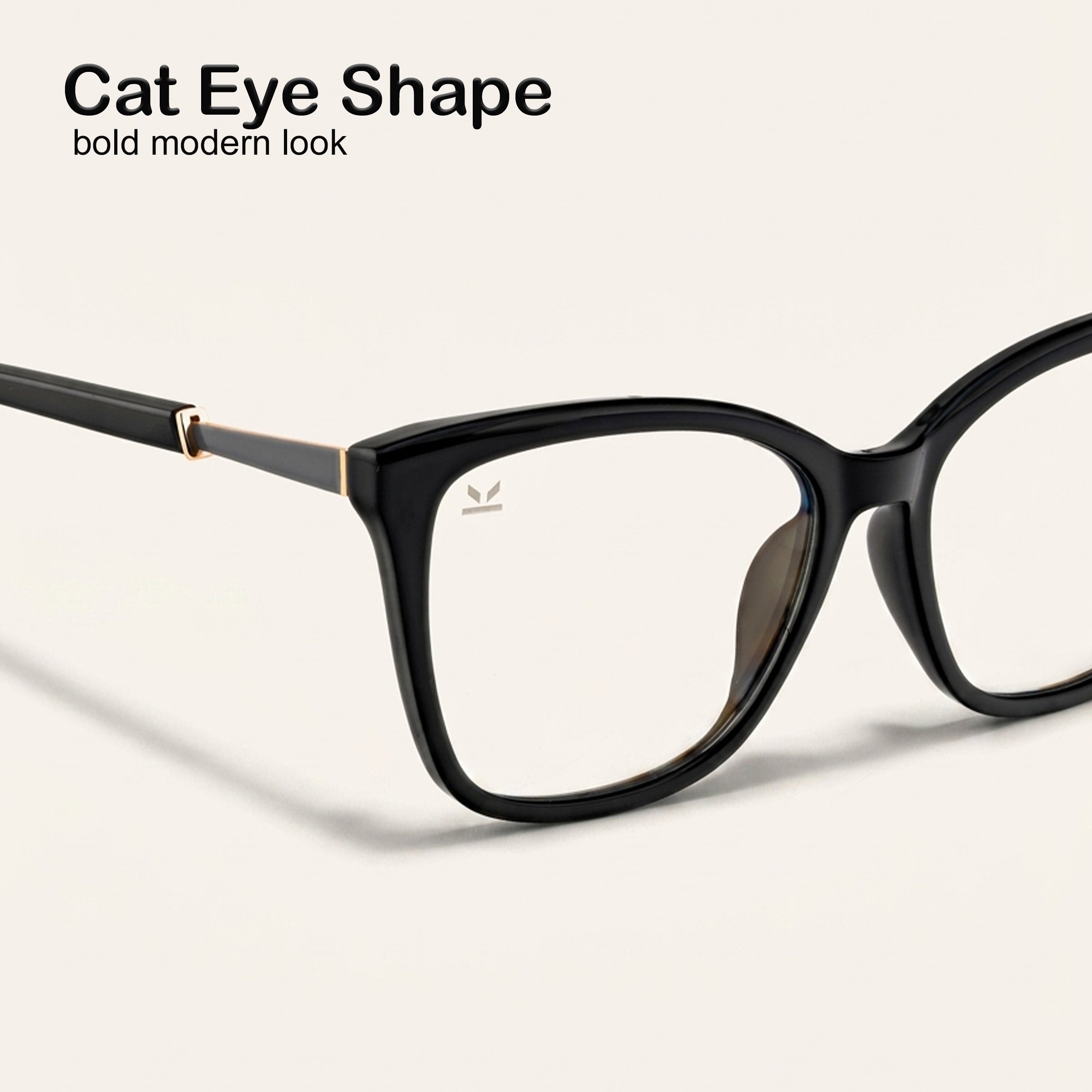 Perkey Square Cat Eye Protection Computer Glasses For Women – OPTL0028-C1