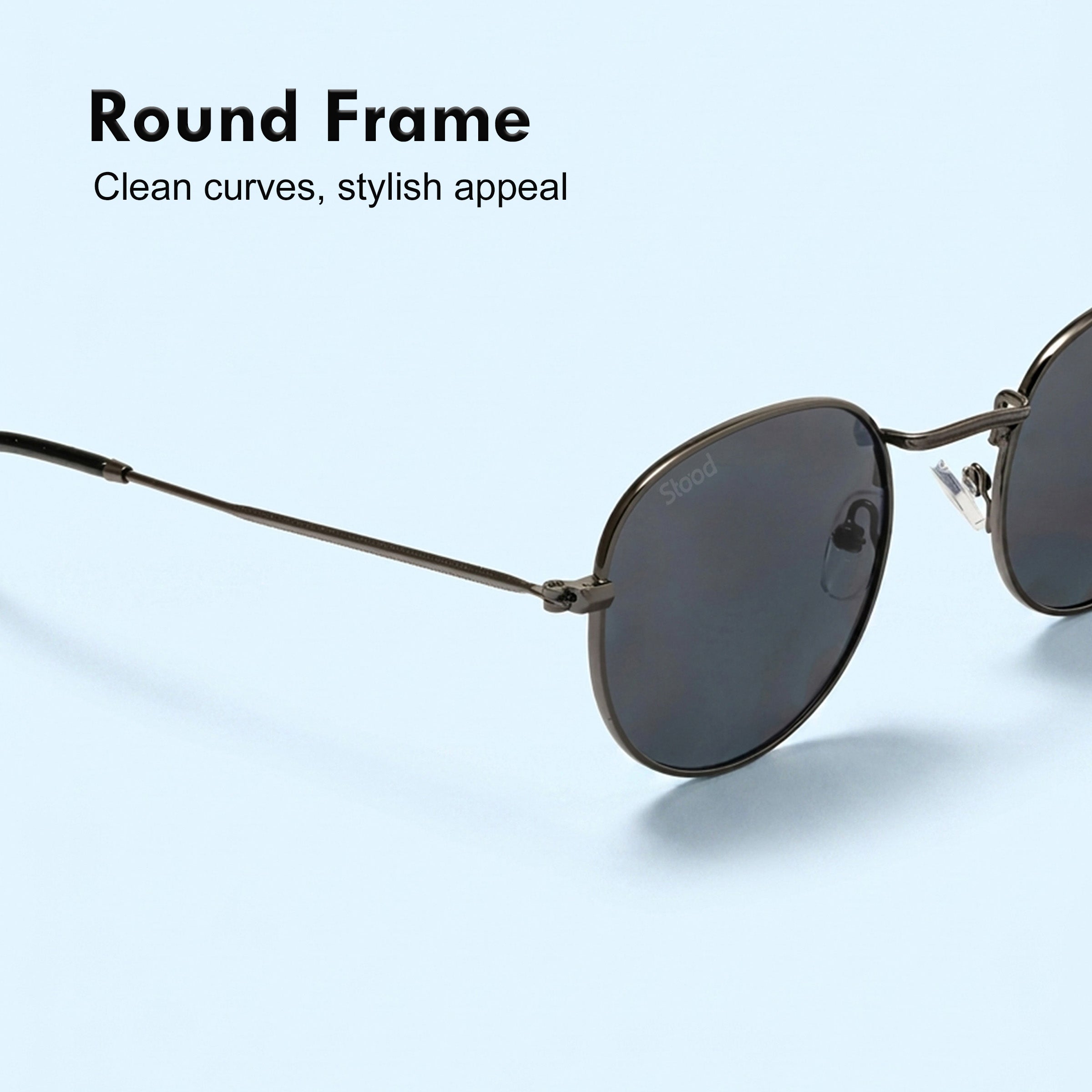 Stood Black UV Protection Sunglasses For Men & Women Stylish – SG-STD0032-C1