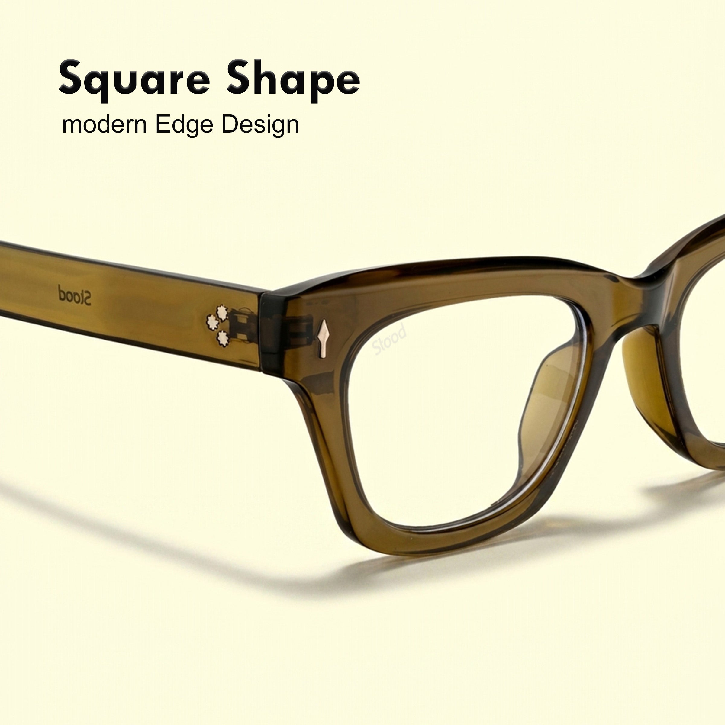 Stood Square Eye Protection Anti Glare Computer Glasses For Men & Women – SF-STD0027-C3