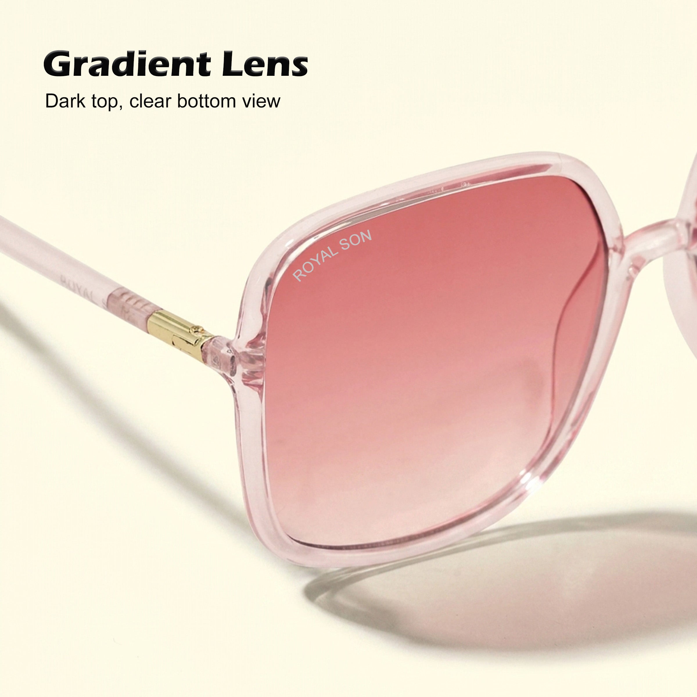 Royal Son Oversized Square UV Protected Women Sunglasses - CHI0096-C3