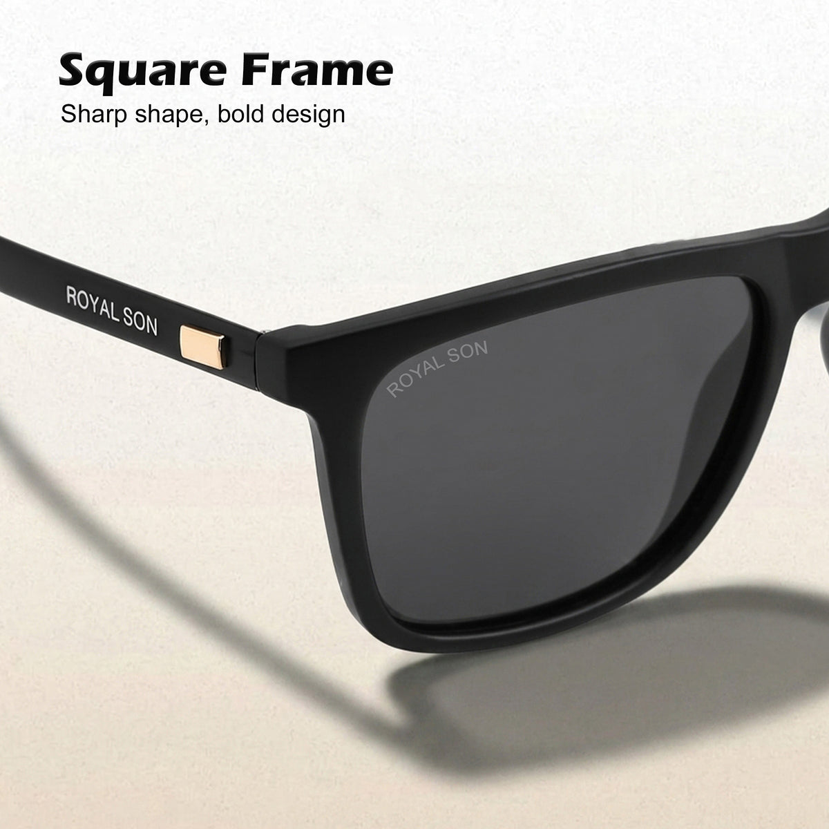 Royal Son Square Polarized Men Sunglasses - CHI0086-C1