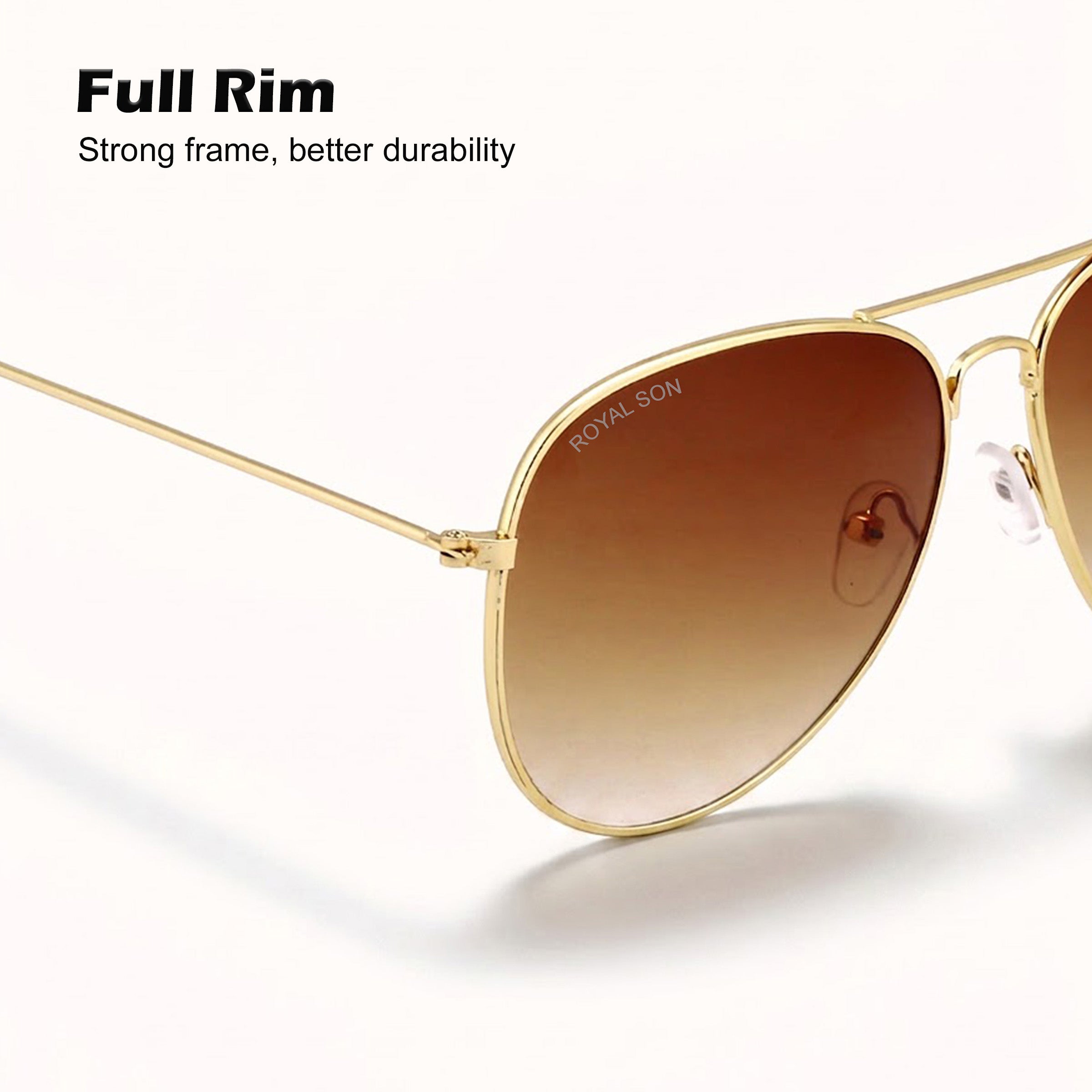 ROYAL SON UV Protected Sunglasses For Men and Women - RS004AV