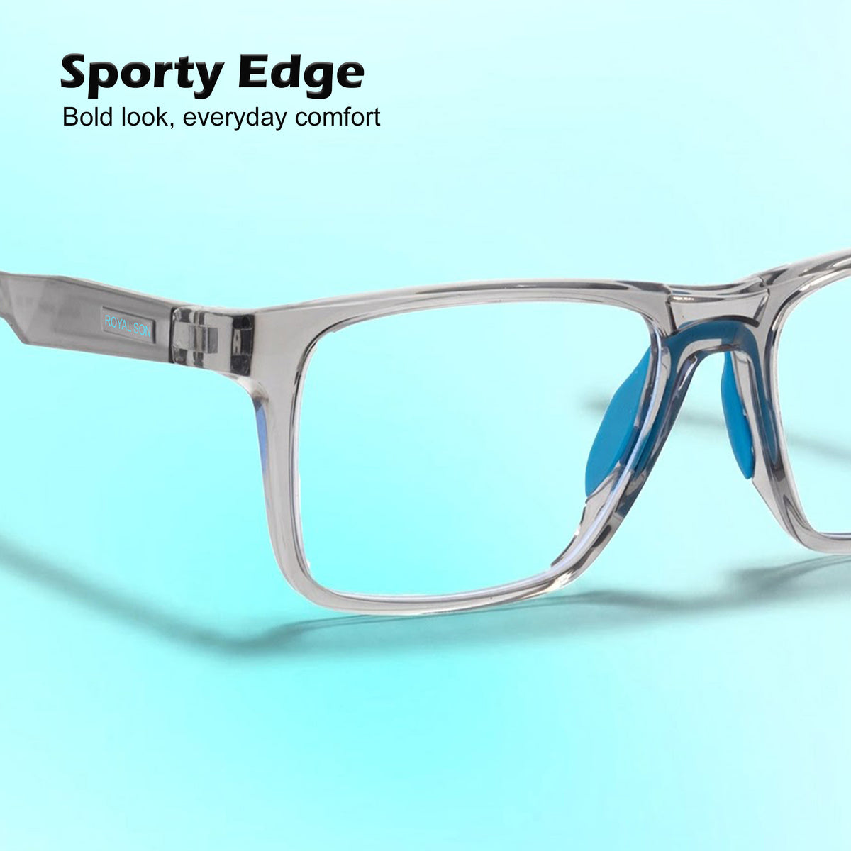 Royal Son Full Rim Computer Glasses Spectacles Frame For Men- SF-RS1010-C9