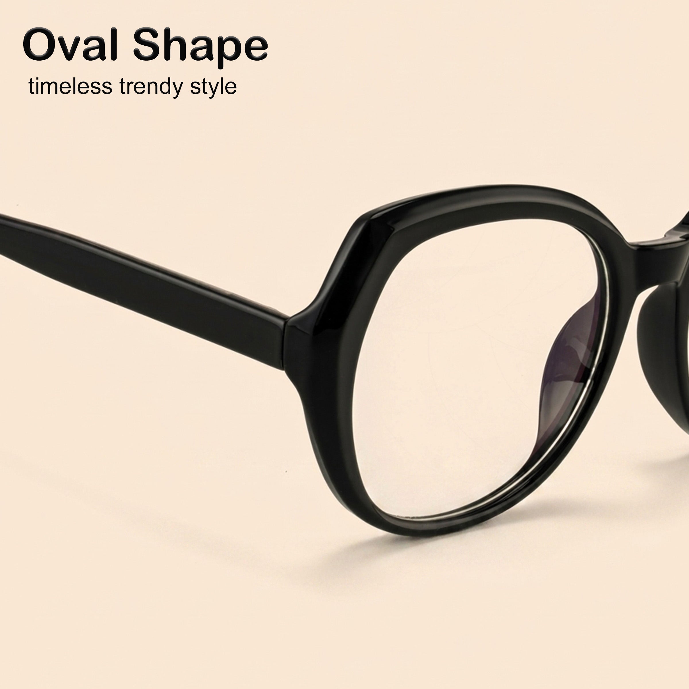 PERKEY Full Rim Oval  Spectacles Frames Women - OPTL004-C1