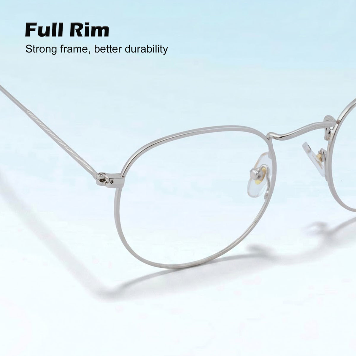 ROYAL SON Full Rim Round Spectacle Frame For Men and Women - RS006SF