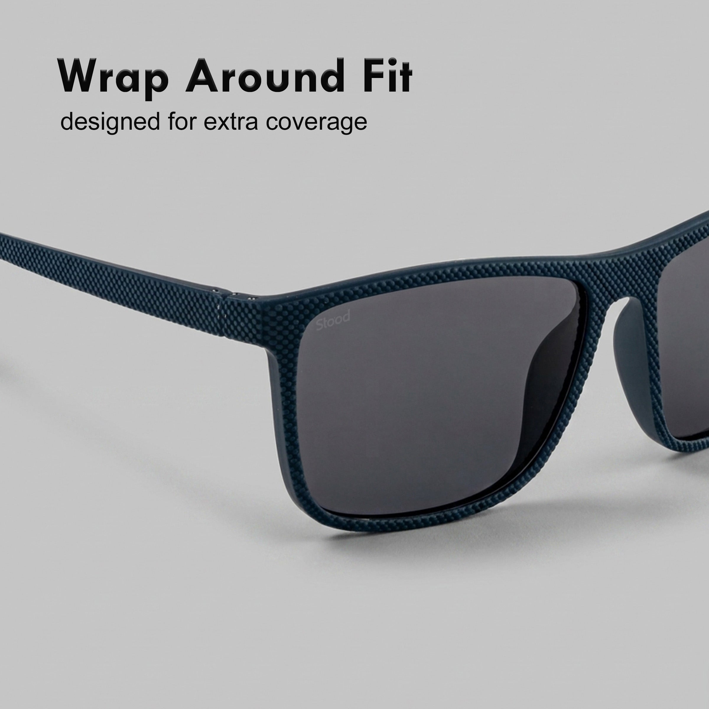 Stood Square Black Polarized UV Protection Sunglasses For Men & Women Stylish – SG-STD0022-C4