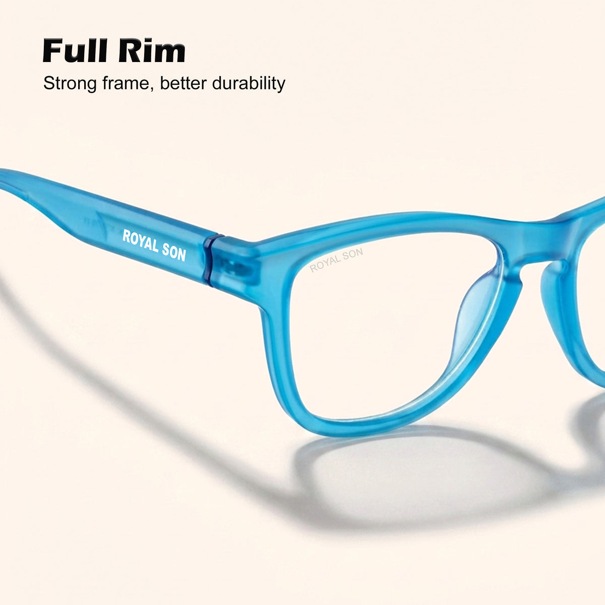 ROYAL SON Stylish Blue Cut Specs For Men Women - SF-RS2020-C12