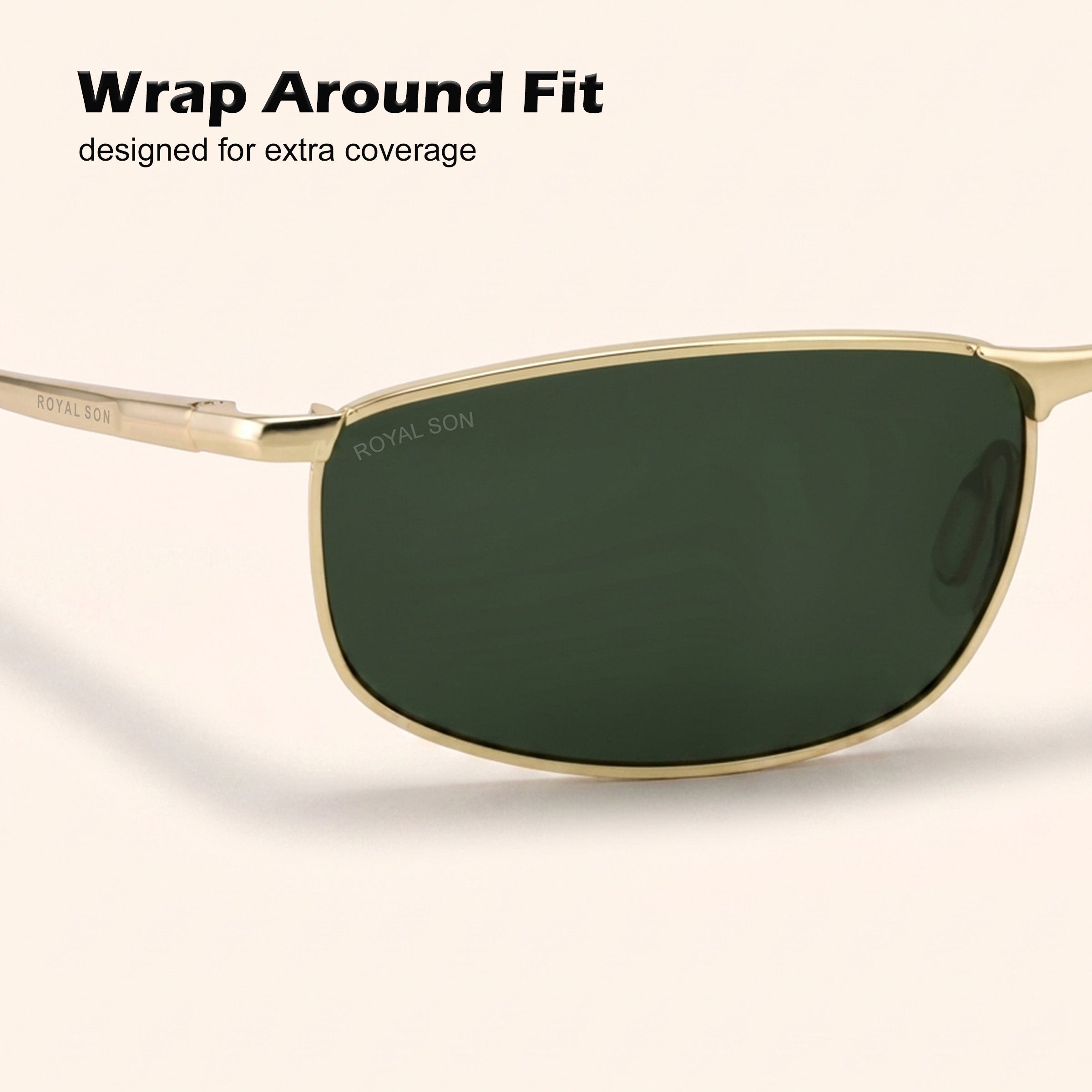Royal Son Wrap-Around Polarized Men Sunglasses - CHI0083-C3