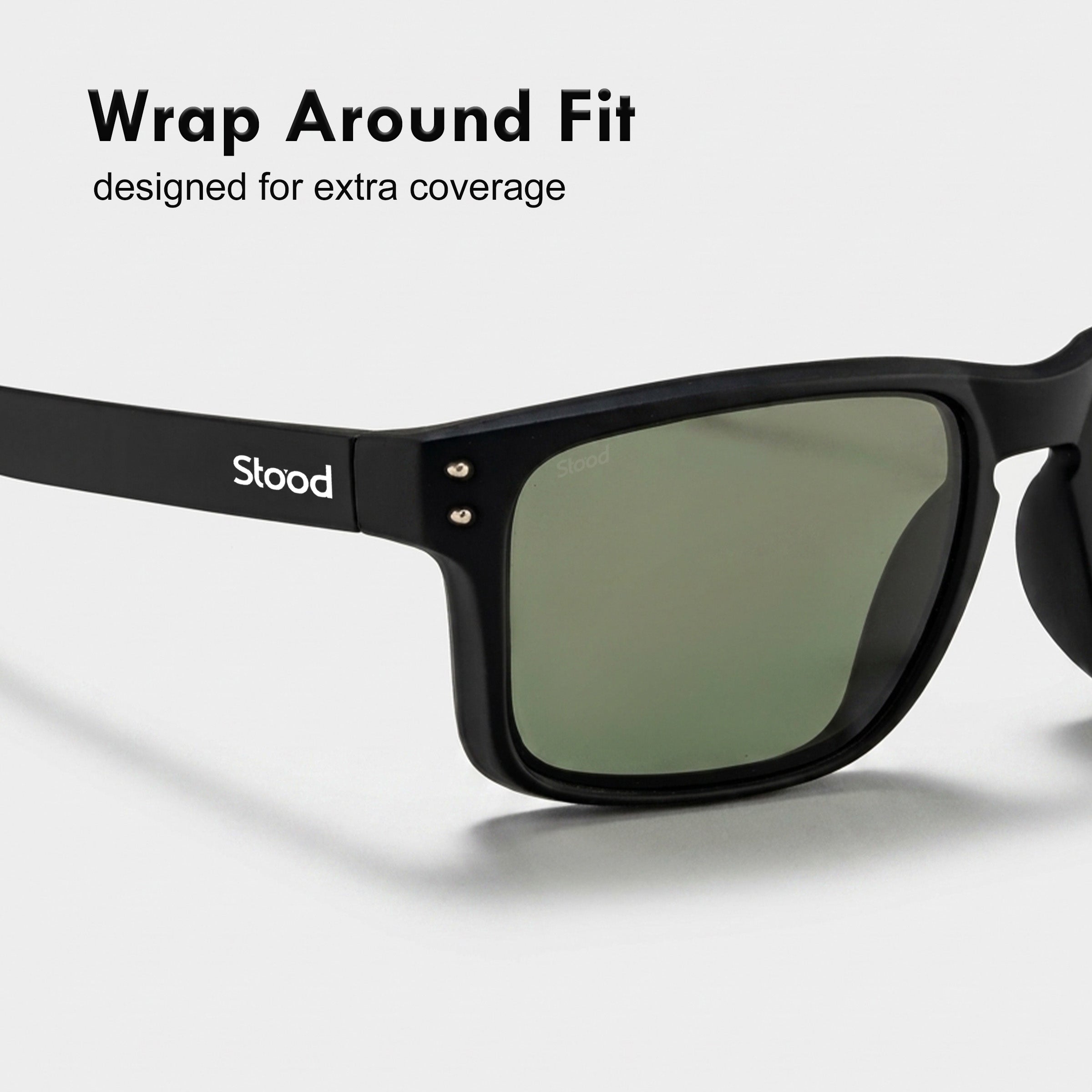 Stood Wraparound Sports Polarized UV Protection Chashma For Men & Women New Style – SG-STD0020-C2