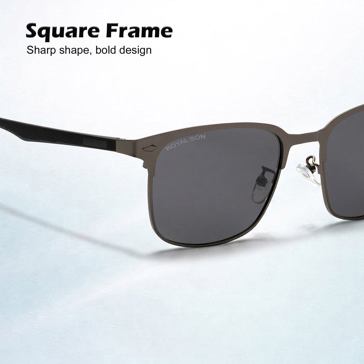 Royal Son Square Polarized Sunglasses For Men And Women - CHI00175-C1