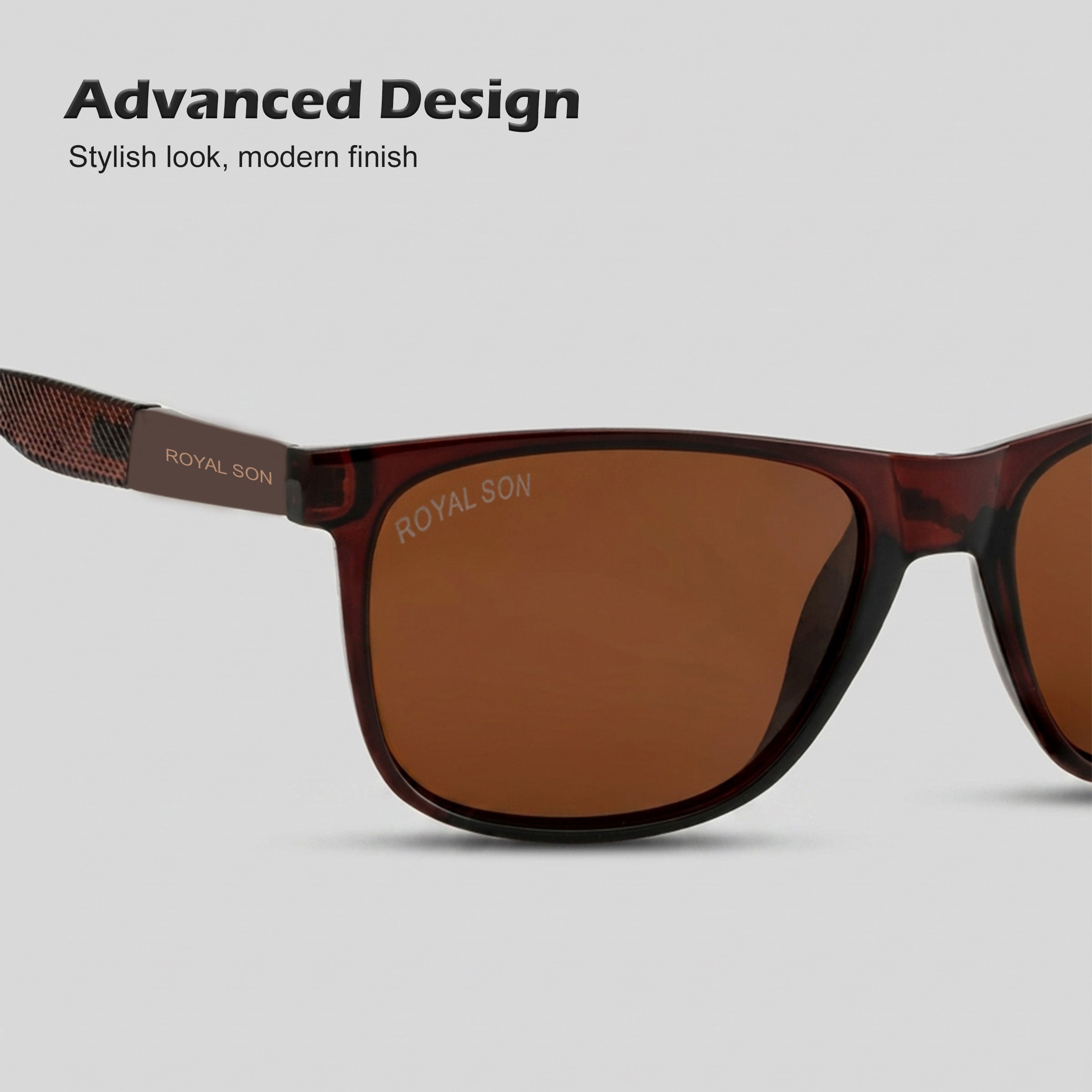 Royal Son Square Polarized Men Women Sunglasses - CHI00121-C2