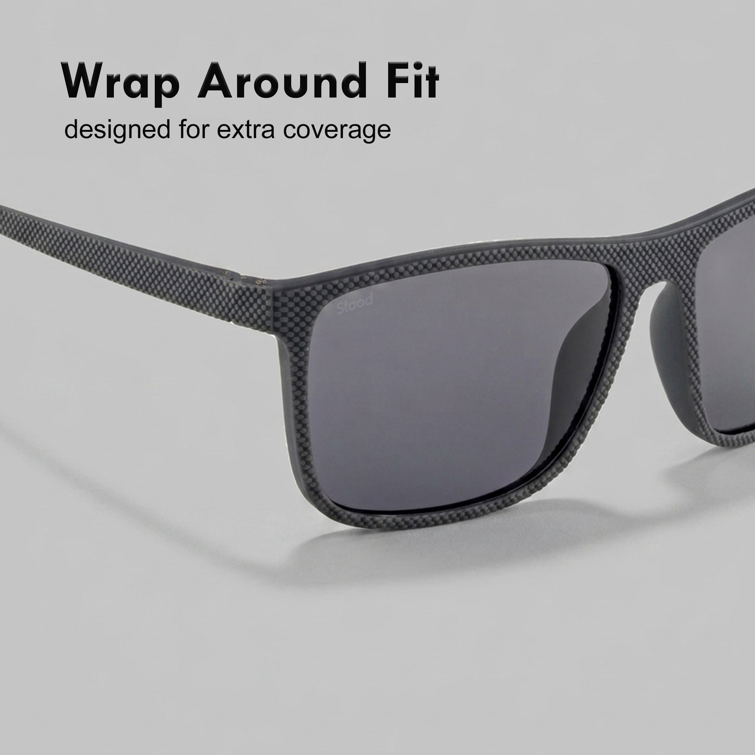 Stood Square Black Polarized UV Protection Goggles For Men & Women Sunglasses – SG-STD0022-C3