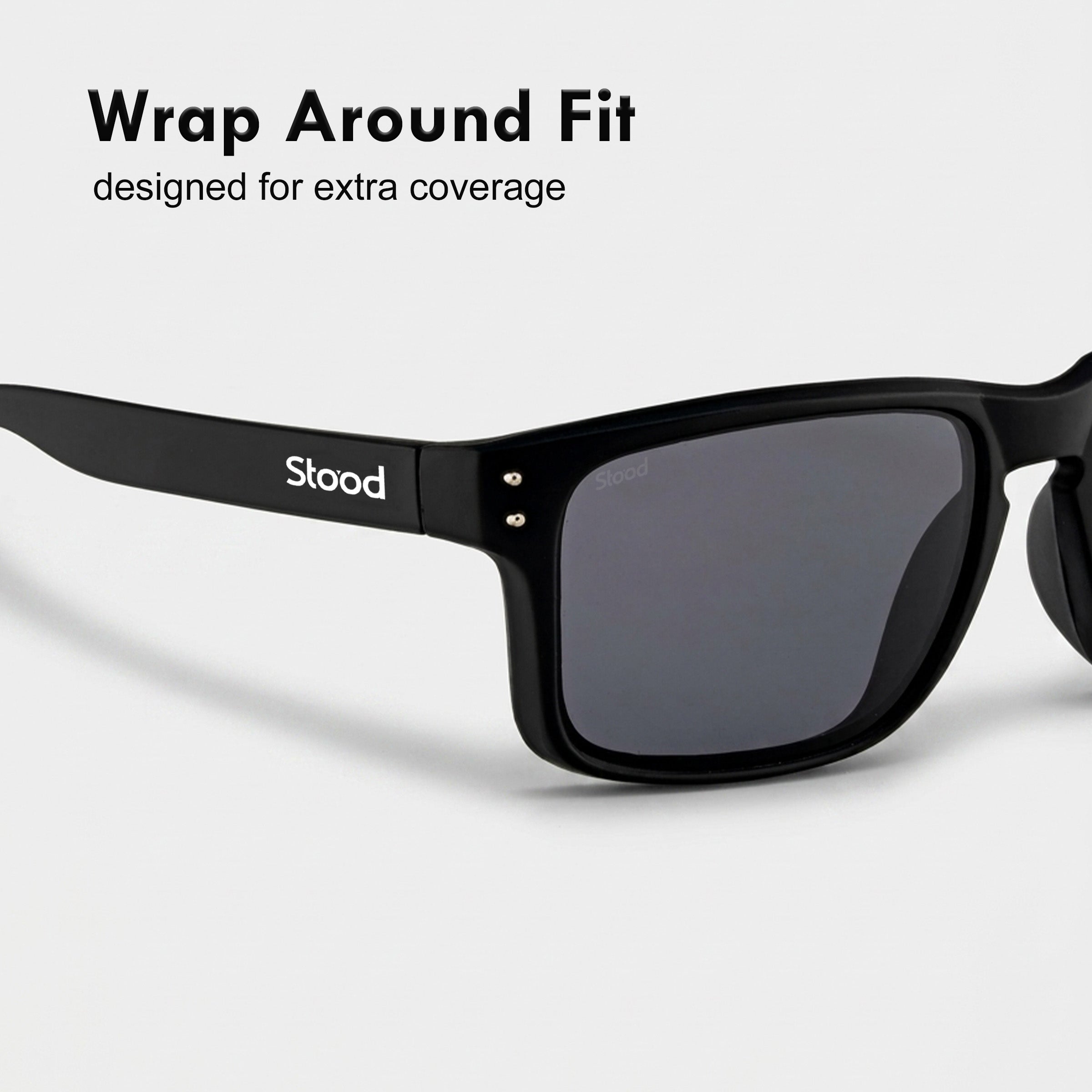 Stood Wraparound Sports Polarized UV Protection Sunglasses For Men & Women Stylish – SG-STD0020-C1