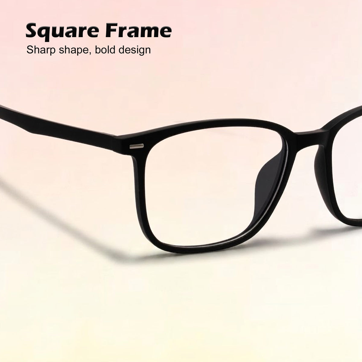 Royal Son Pilot Black Spectacles Frames Men Women - SF0061-C1