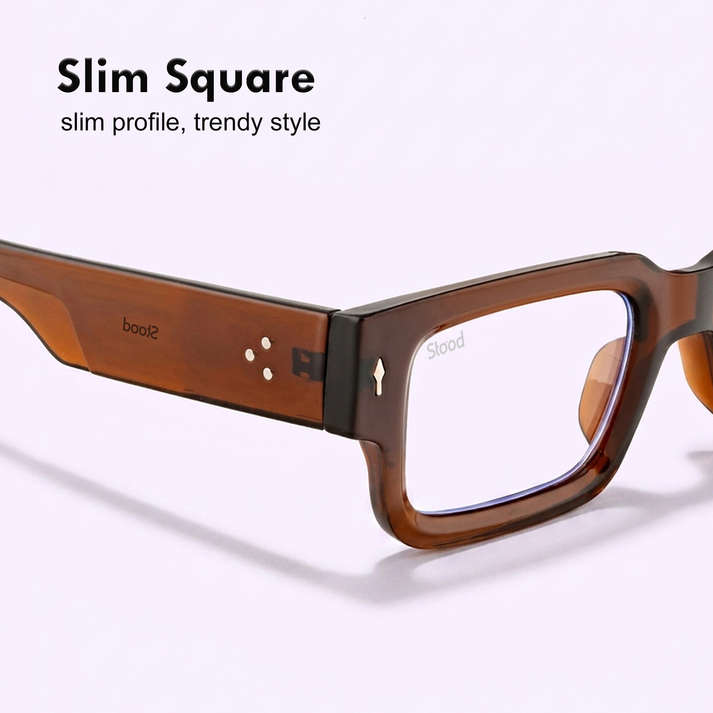Stood Square Eye Protection Anti Glare Computer Glasses For Men & Women – SF-STD0014-C3