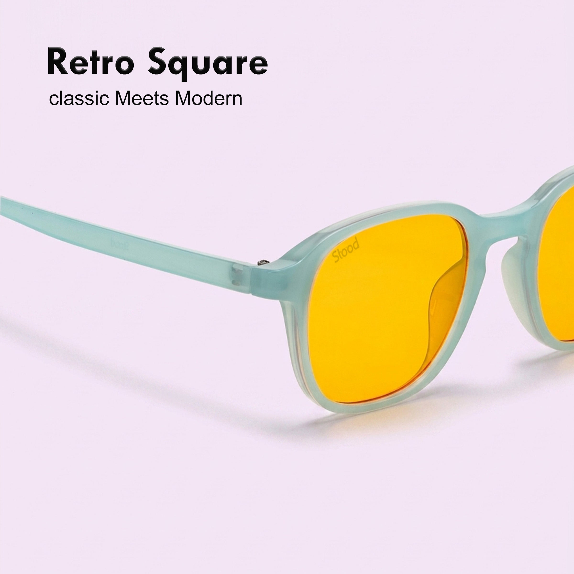 Stood Retro Square Day Night Driving Sun Glasses For Men For Men & Women Stylish– SG-STD0011-C3