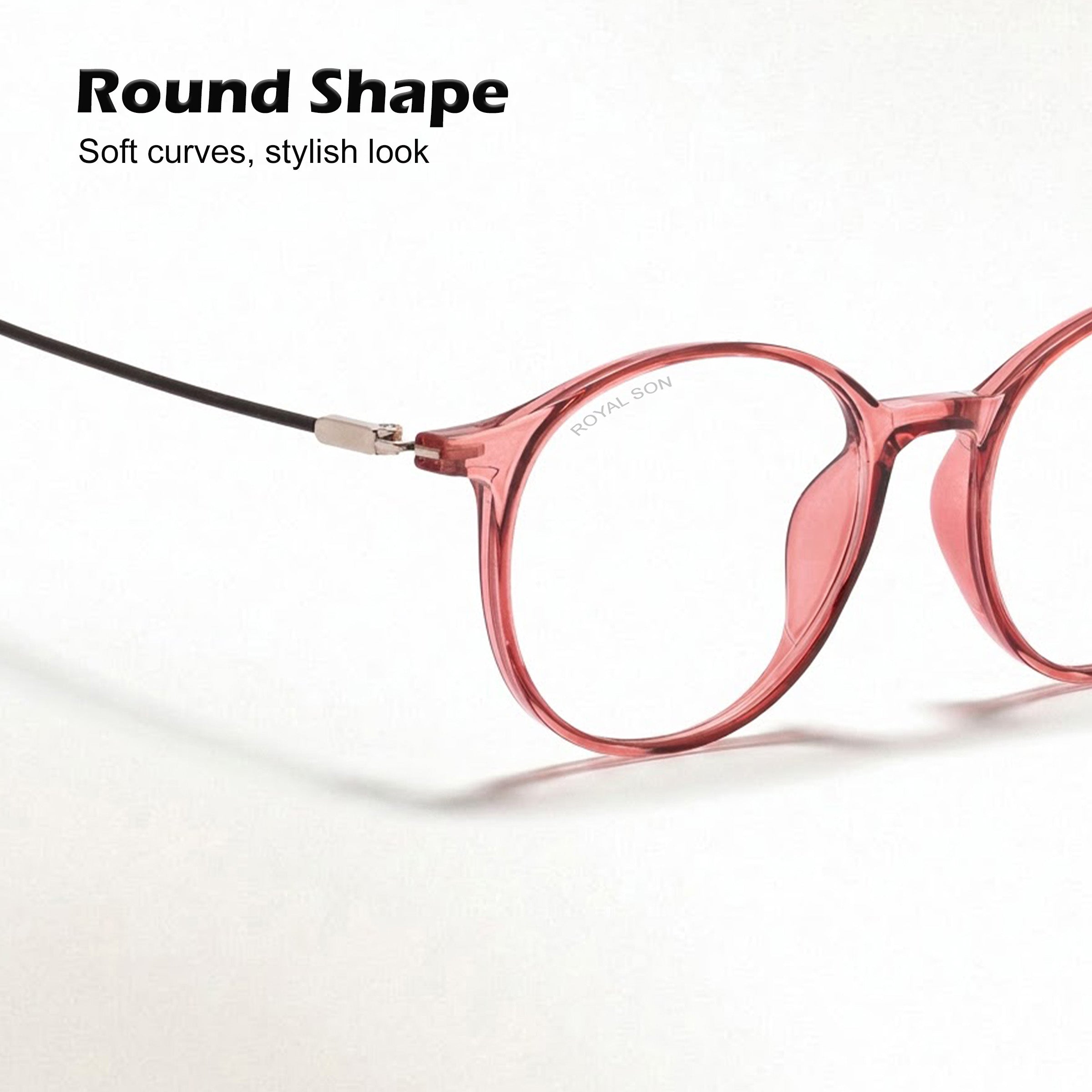 Royal Son Round  Blue Light Blocking Spectacles Frames Men Women  - SF0064-C5