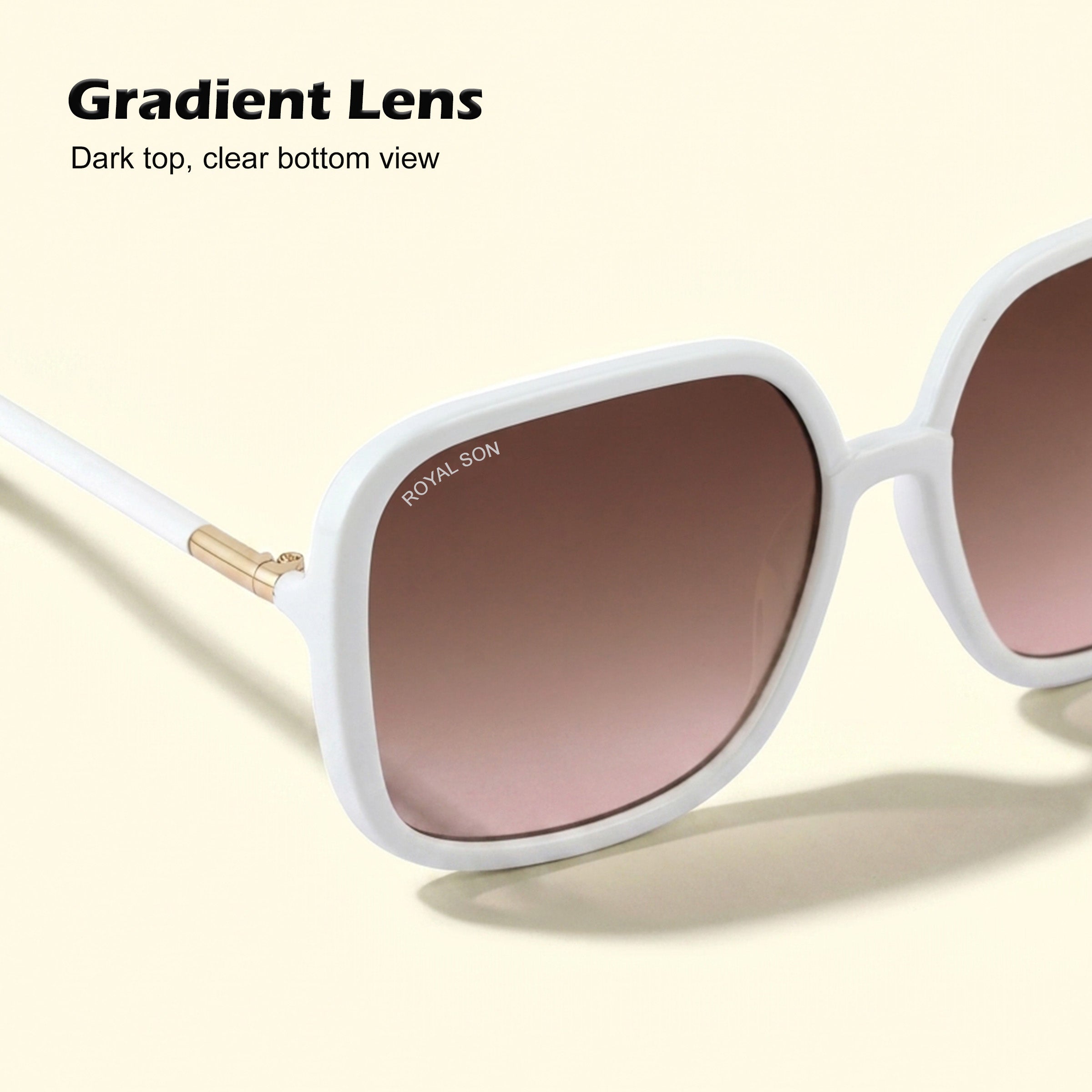 Royal Son Oversized Square UV Protected Women Sunglasses - CHI0096-C8