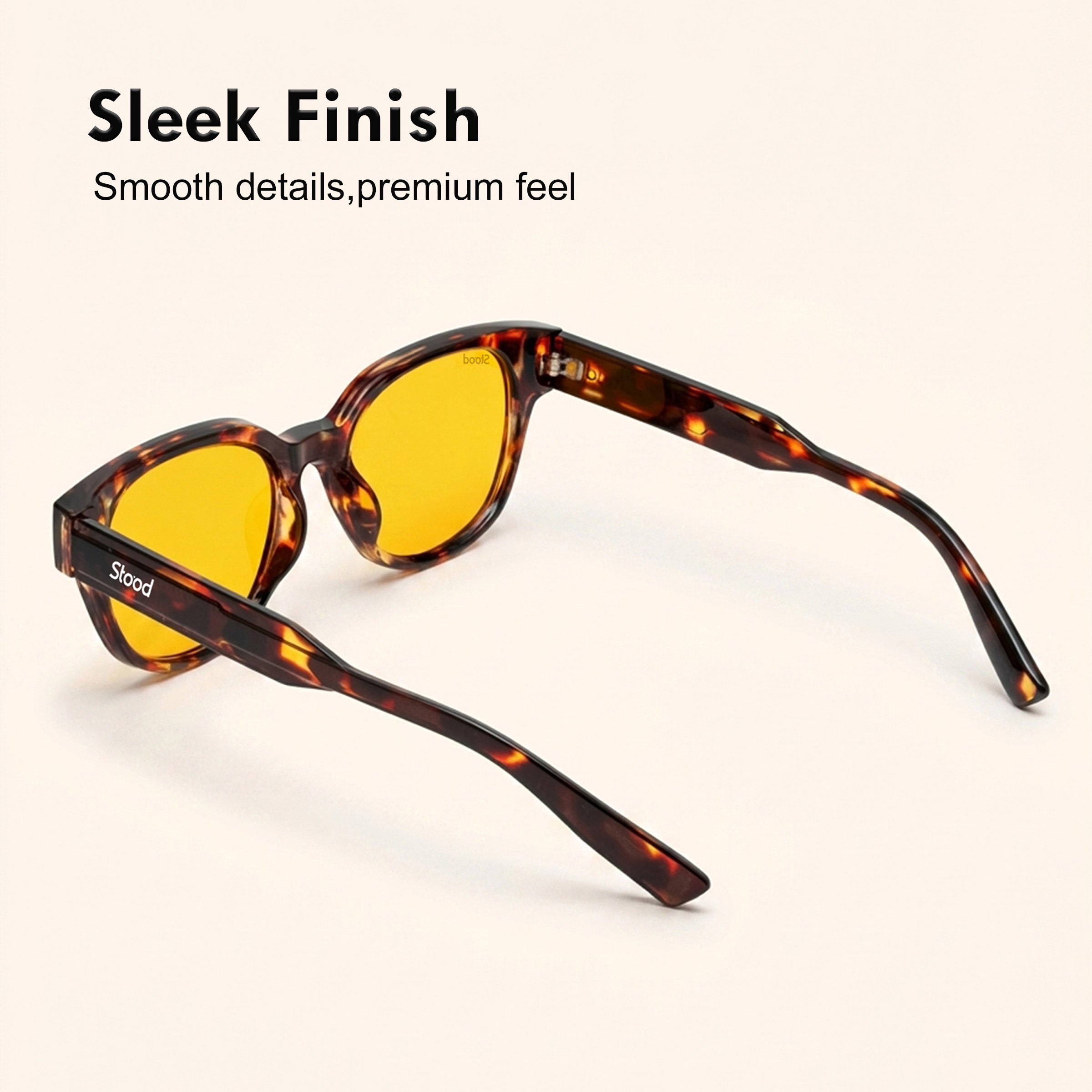 Stood Square UV Protected Brown Sunglasses For Men & Women - SG-STD0034-C3