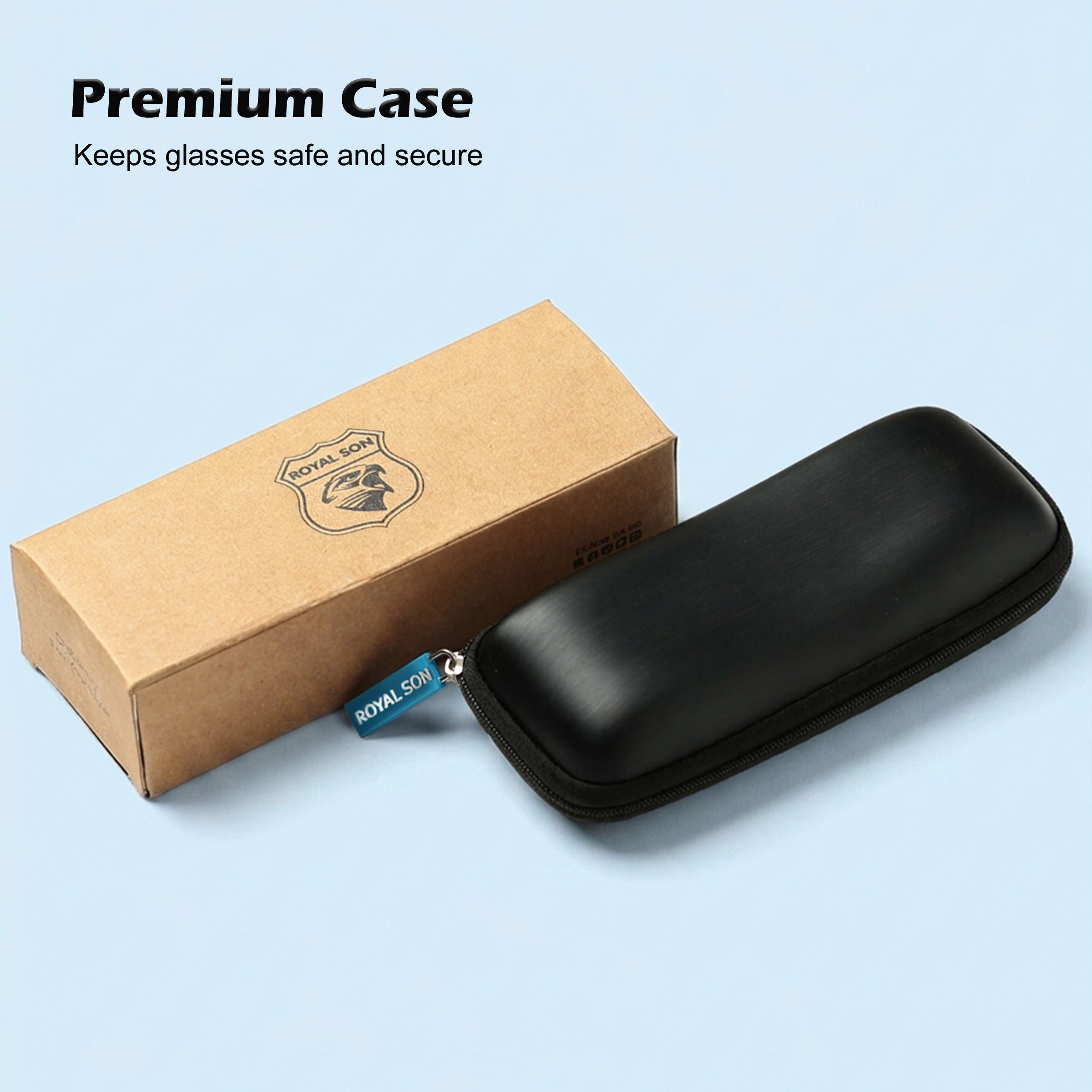 Royal Son Oversized Black UV Protection Coolers Sunglasses Men Women - CHI00167-C1