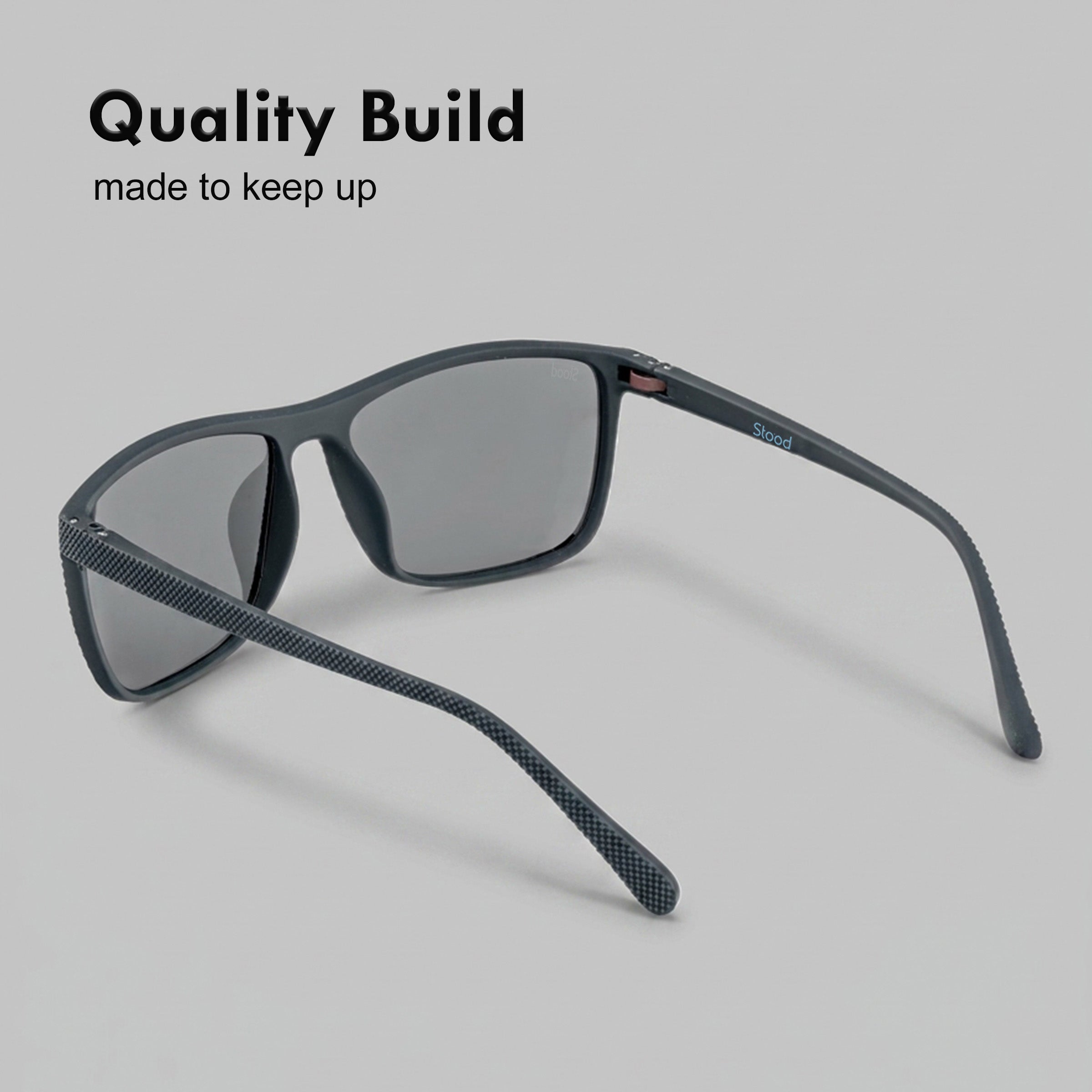 Stood Square Black Polarized UV Protection Goggles For Men & Women Sunglasses – SG-STD0022-C3