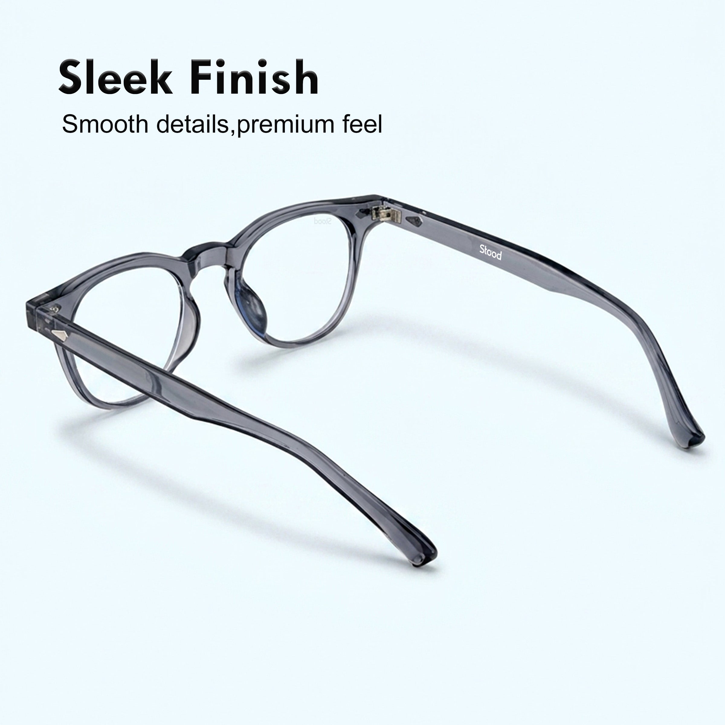 Stood Round Anti Glare Spectacles Frames For Men & Women – SF-STD0026-C2