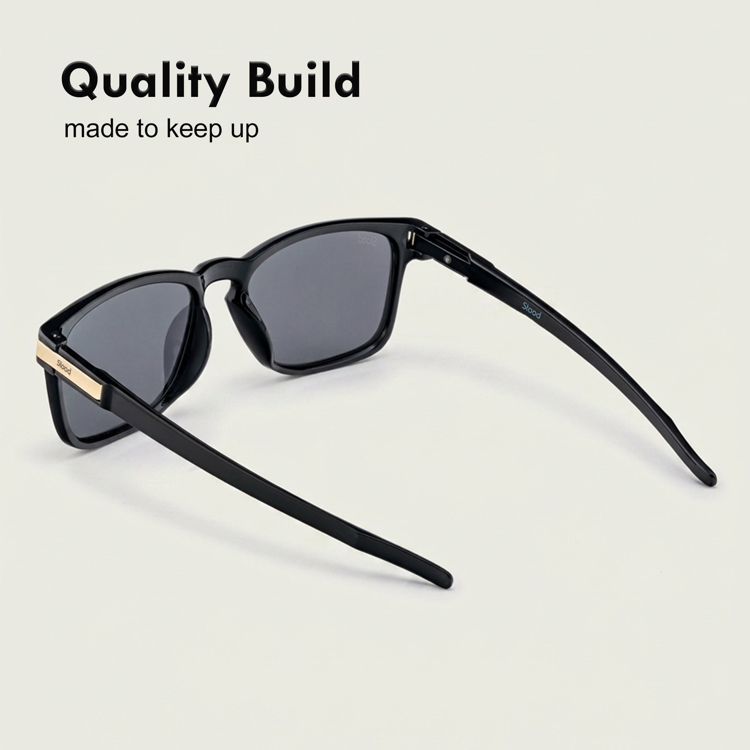 Stood Retro Square Polarized UV Protection Sunglasses For Men & Women Stylish – SG-STD0019-C1