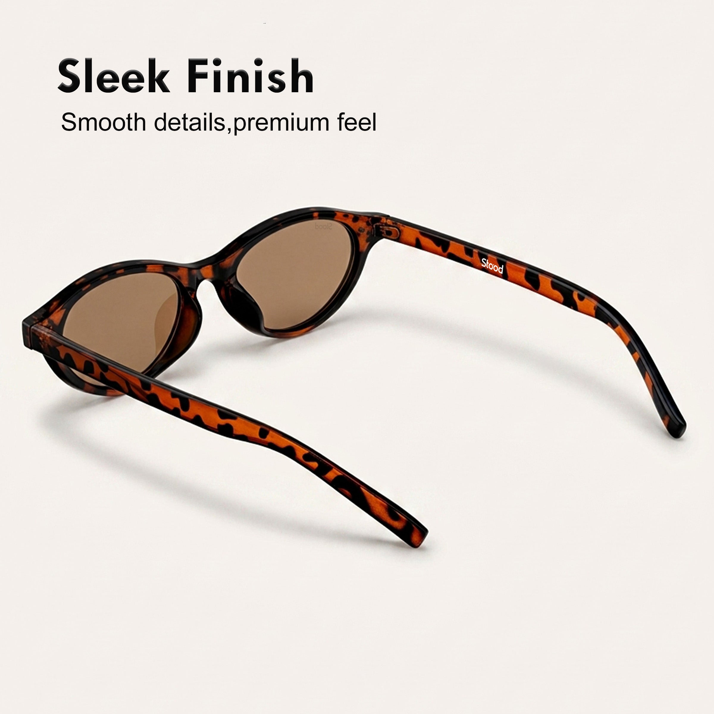 Stood Narrow Oval Brown UV Protection Goggles For Men & Women Sunglasses – SG-STD0015-C3