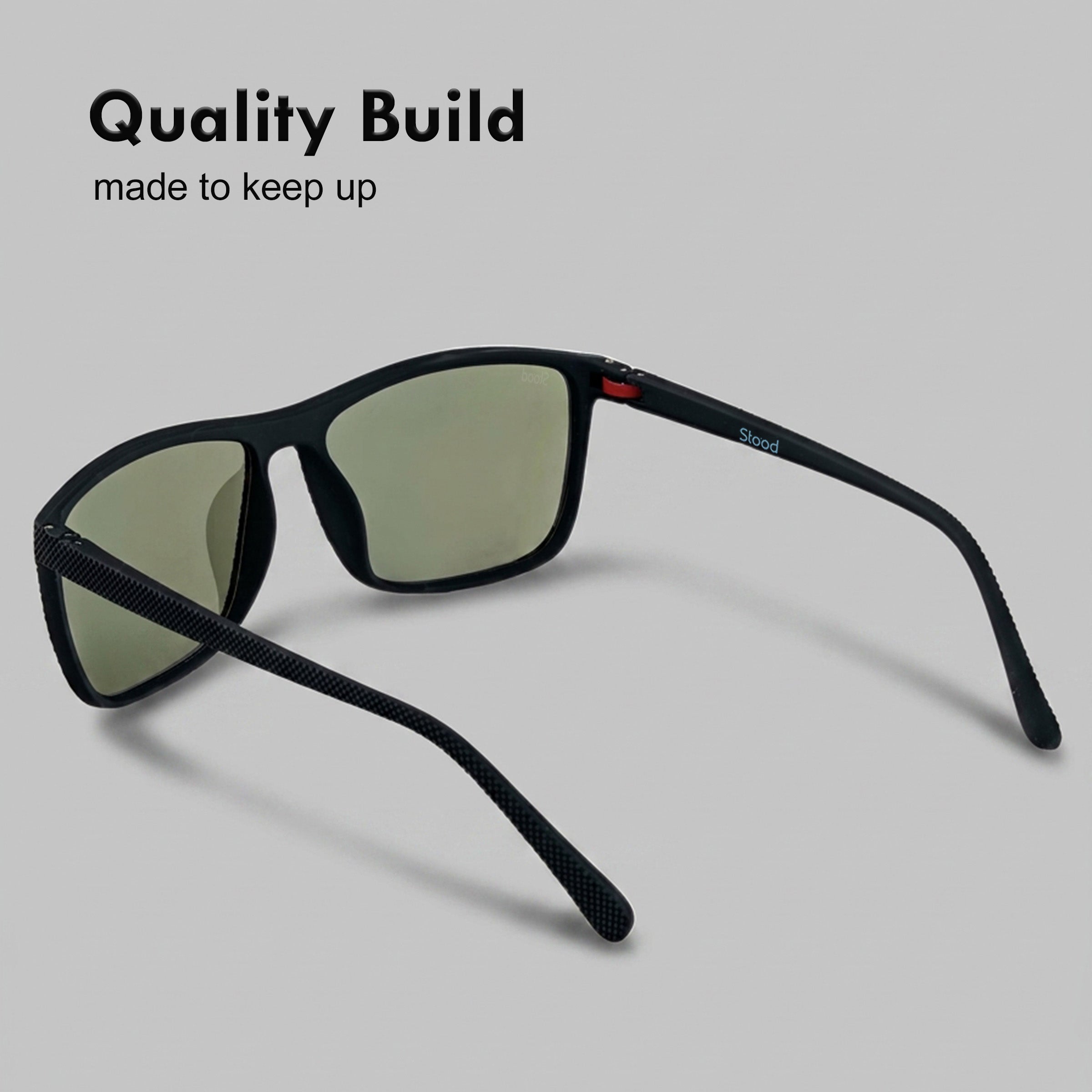 Stood Square Green Polarized UV Protection Chashma For Men & Women New Style – SG-STD0022-C2