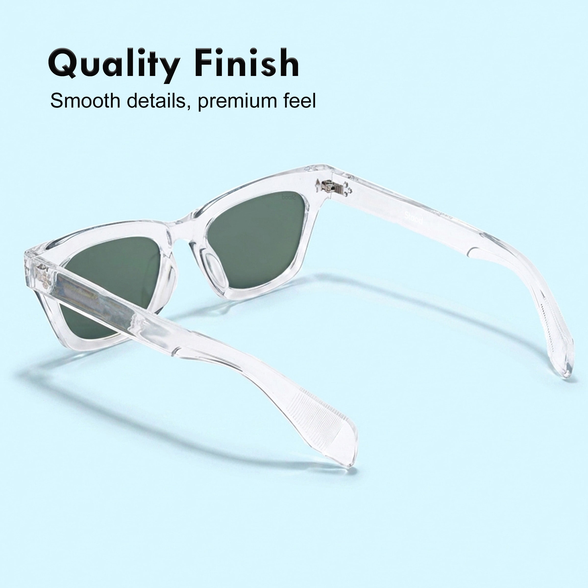 Stood Cat Eye Square Green UV Protection Goggles For Men & Women Sunglasses – SG-STD0027-C3
