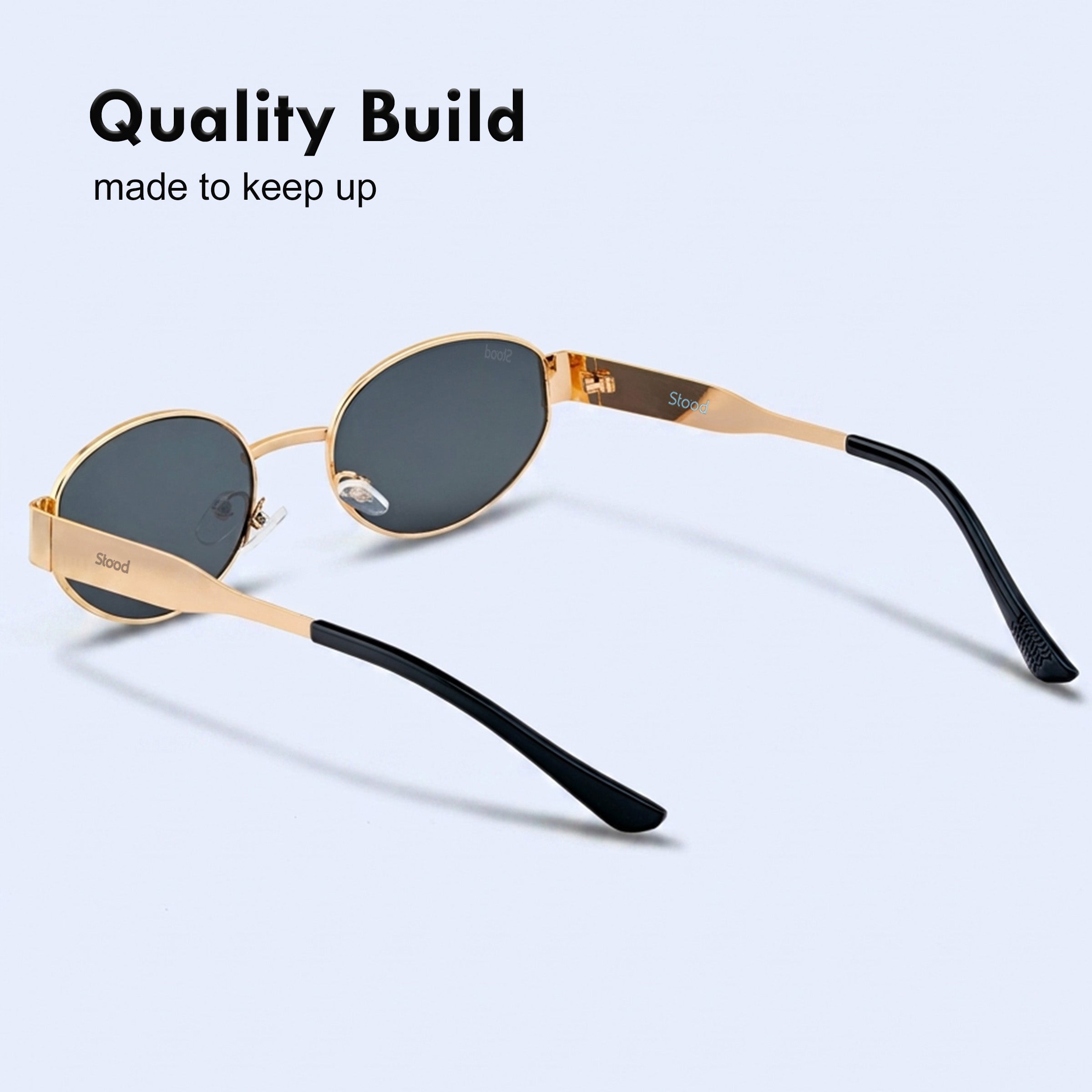 Stood Oval Black Sun Glasses For Men For Men & Women Stylish – SG-STD0023-C3