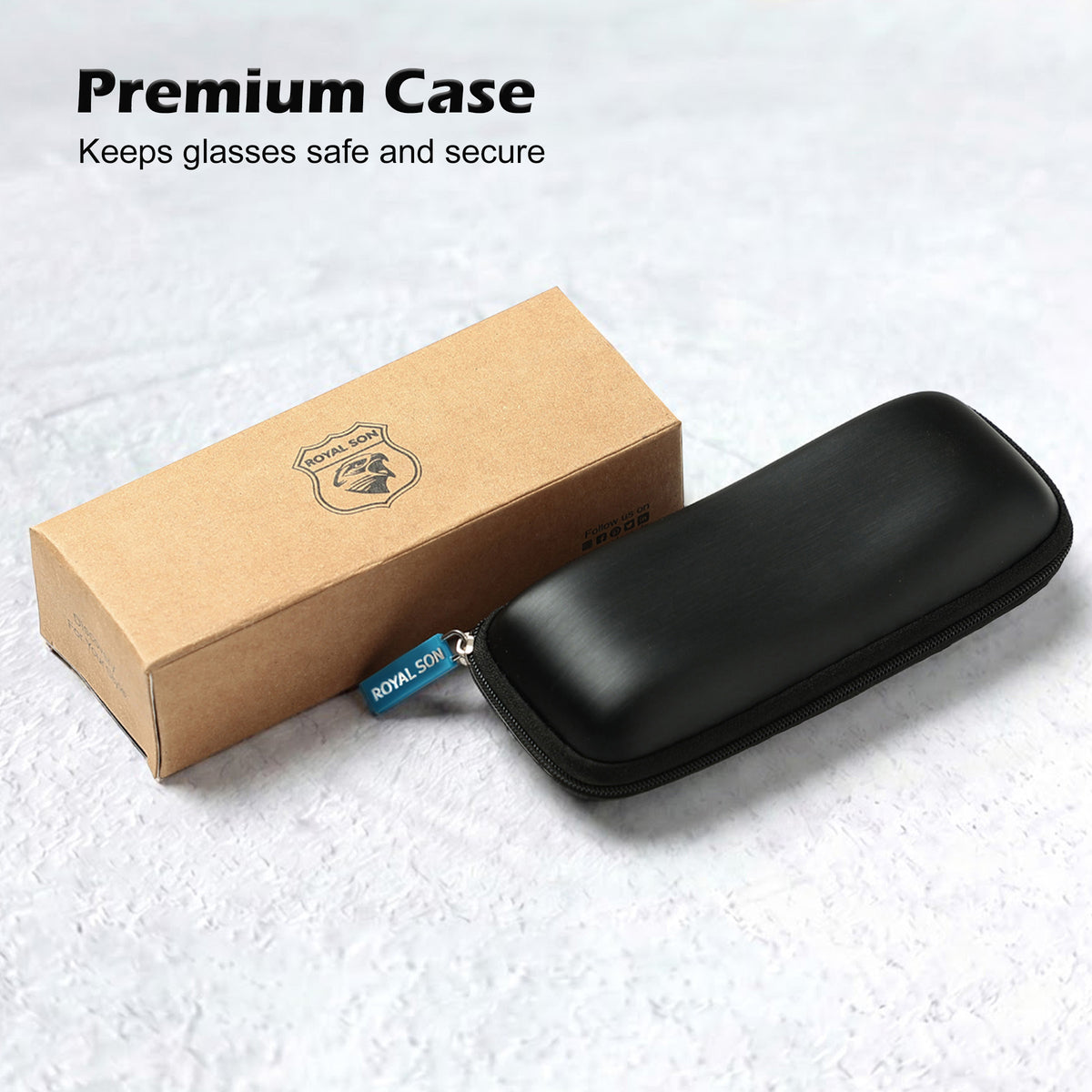Royal Son Square UV Protection Men Women Sunglasses - CHI00127-C5