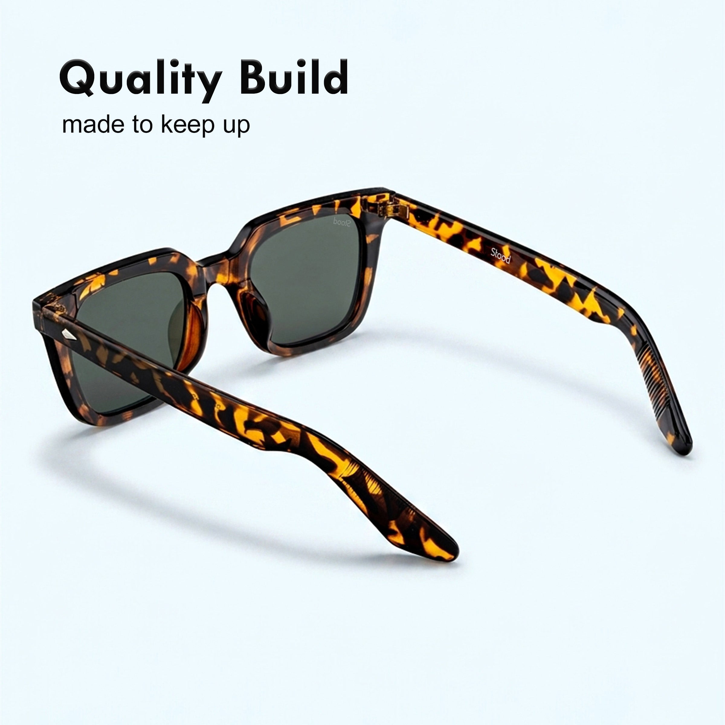 Stood Retro Square Green UV Protection Goggles For Men & Women Sunglasses – SG-STD0013-C3