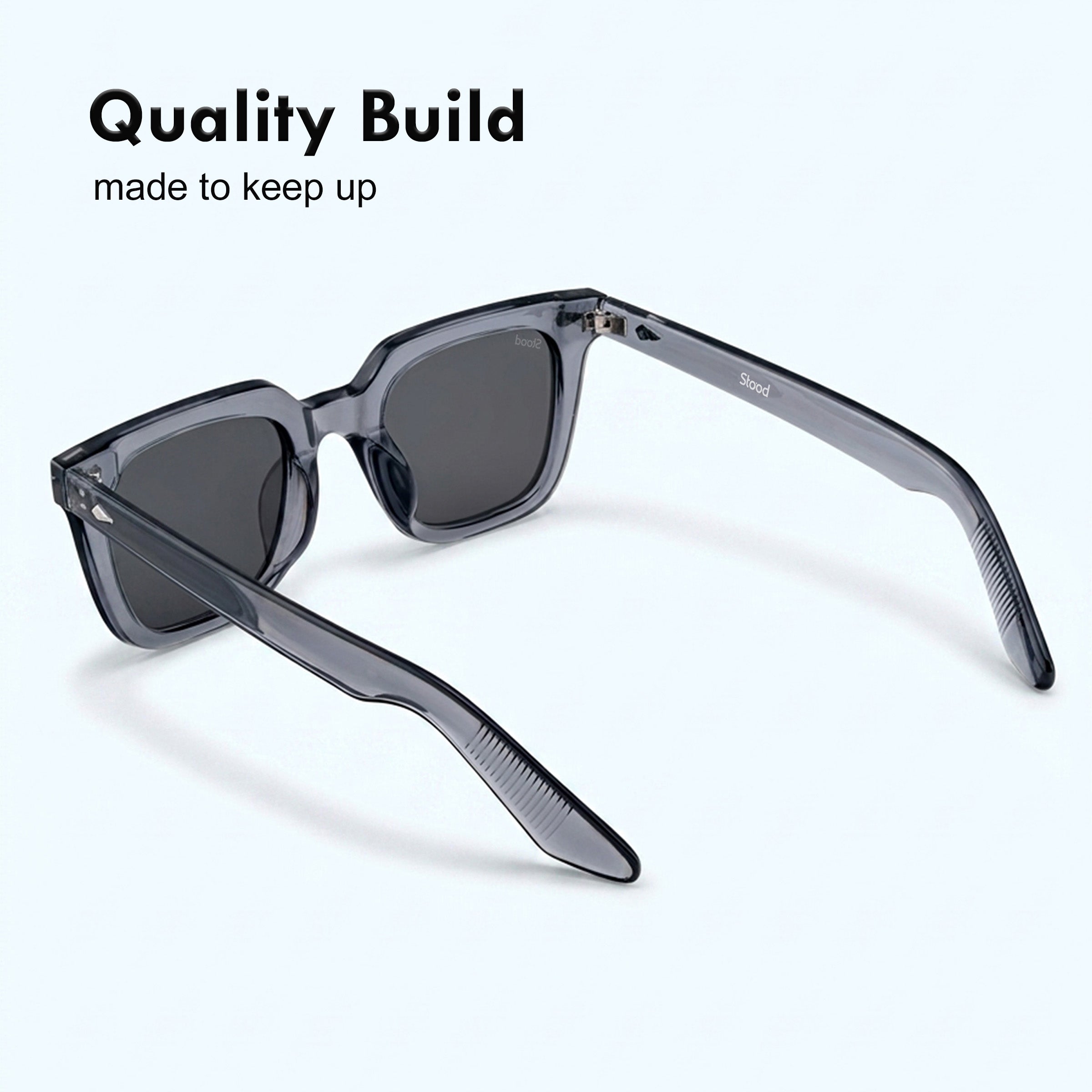 Stood Retro Square Black UV Protection Chashma For Men & Women New Style – SG-STD0013-C2