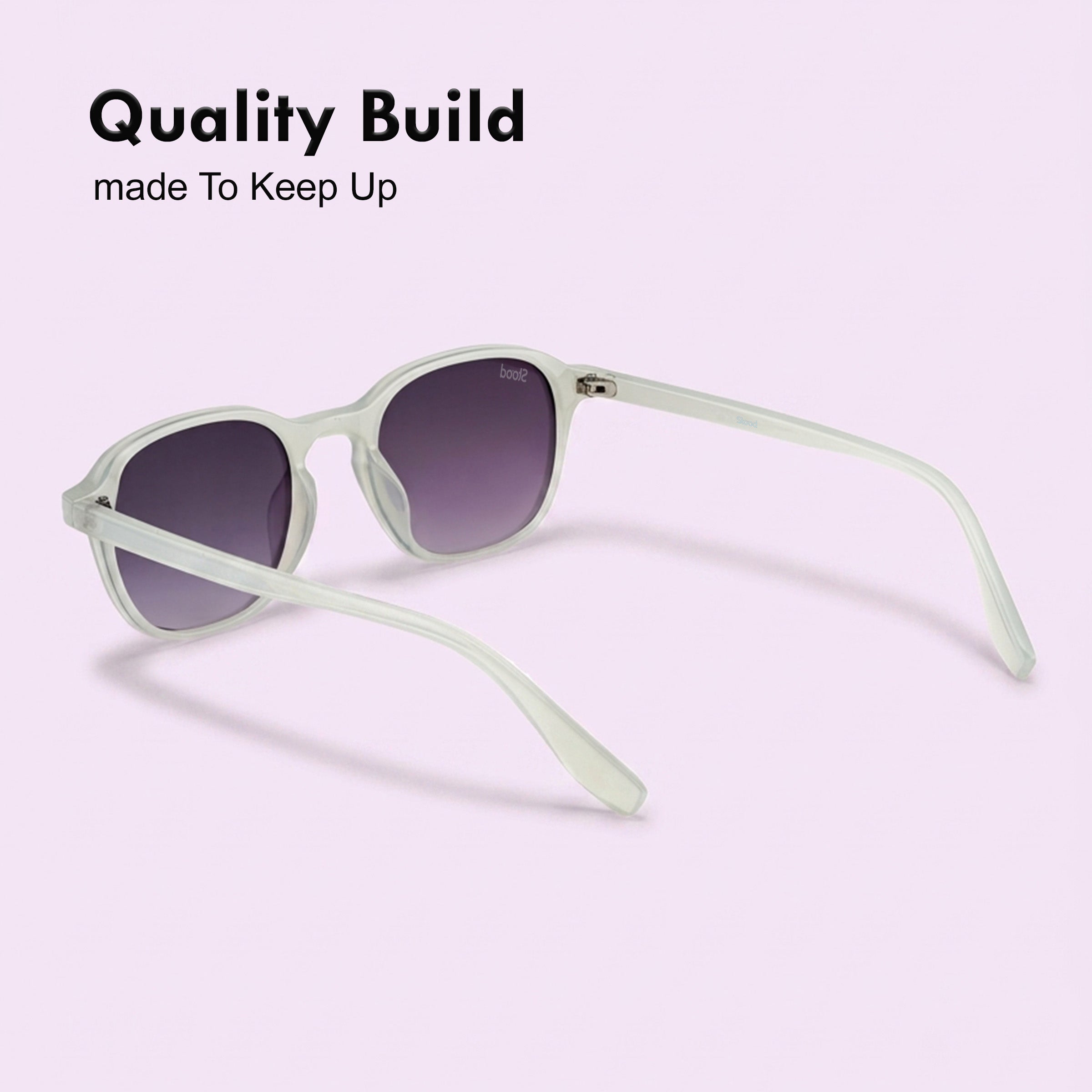 Stood Retro Square Black UV Protection Goggles For Men & Women Sunglasses – SG-STD0011-C4